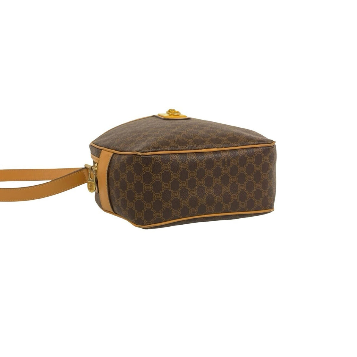 Celine Brown Leather Pvc Shoulder Bag (Pre-Owned)