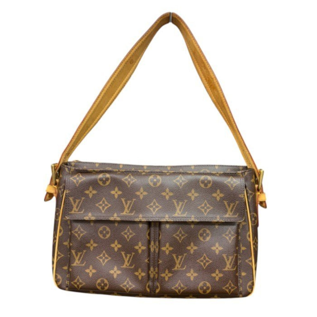 Louis Vuitton Monogram Brown Pvc Leather Shoulder Bag (Pre-Owned)