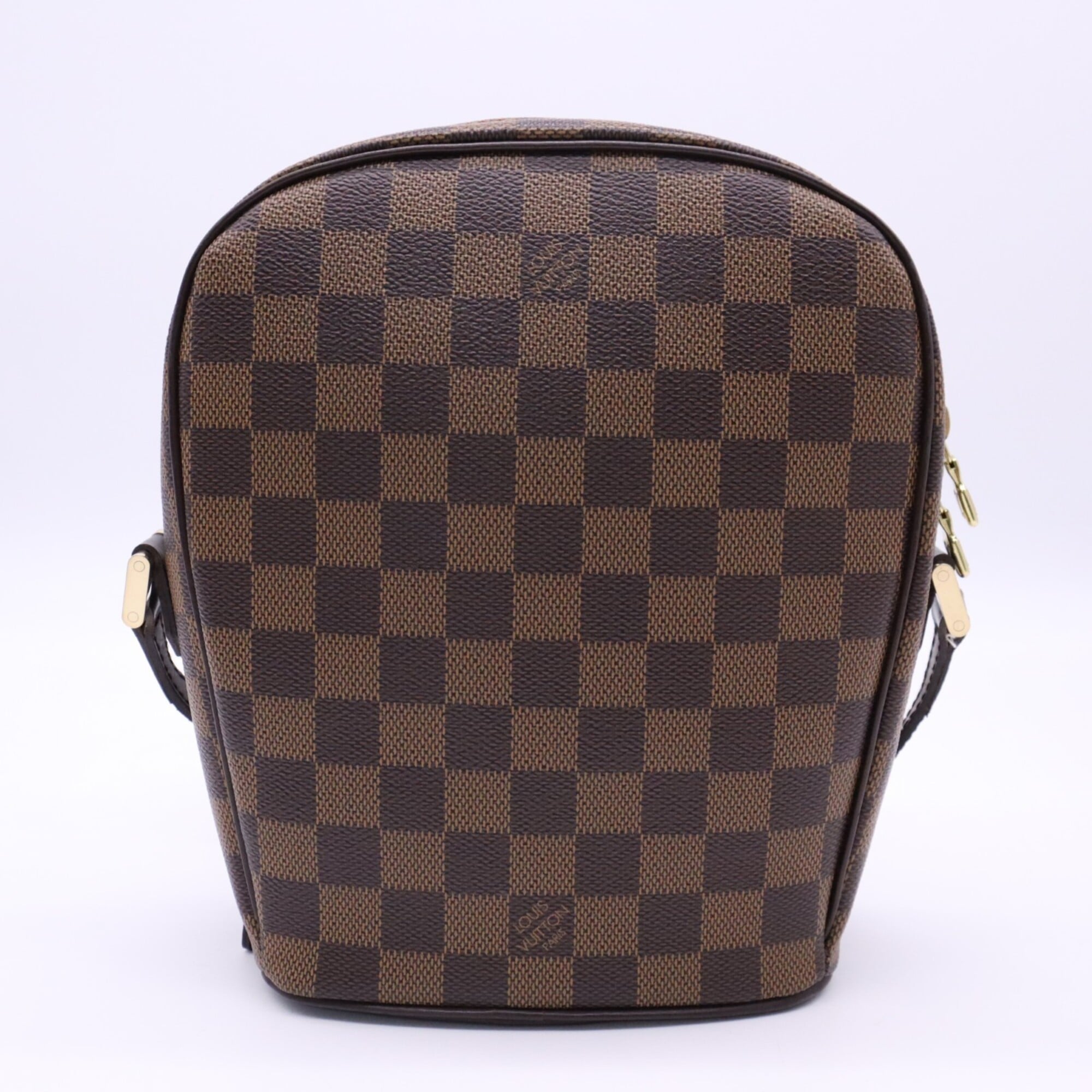 Louis Vuitton Damier Beige Brown Coated Canvas Leather Shoulder Bag (Pre-Owned)
