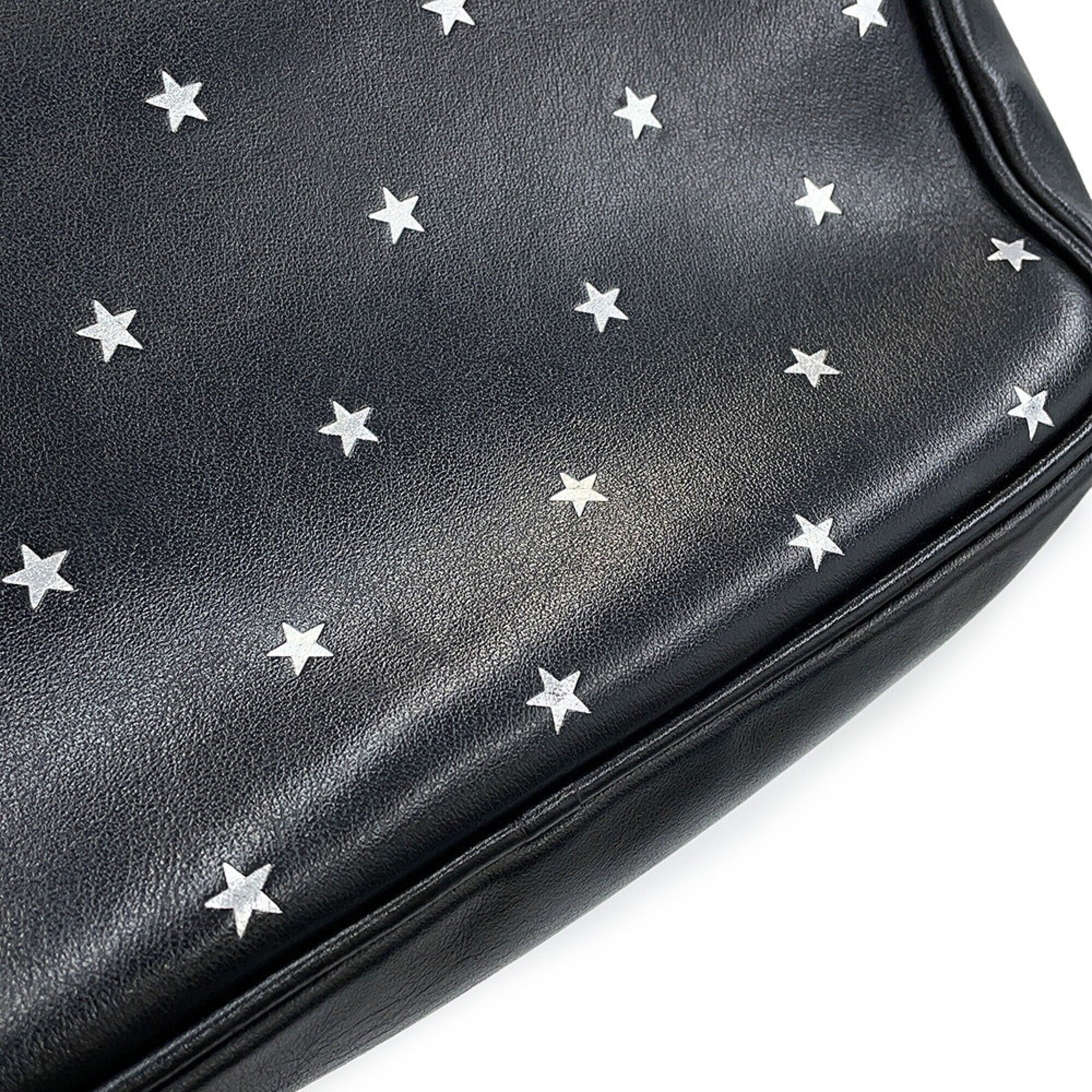 Yves Saint Laurent Black Leather Handbag Shoulder Bag (Pre-Owned)