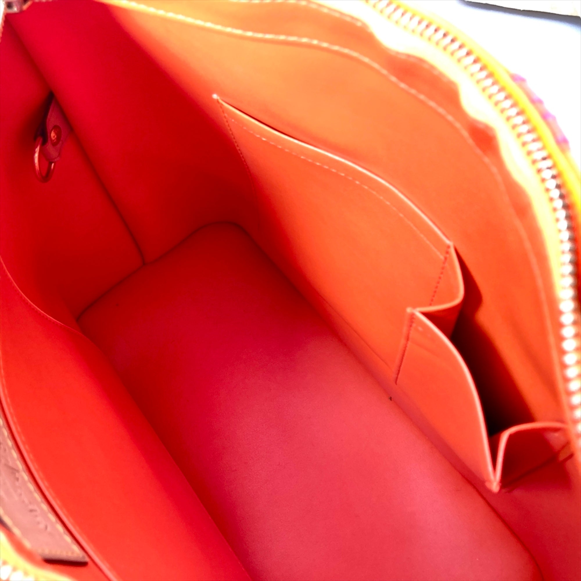 Louis Vuitton Monogram Vernis Orange Monogram Vernis Tote Bag (Pre-Owned)