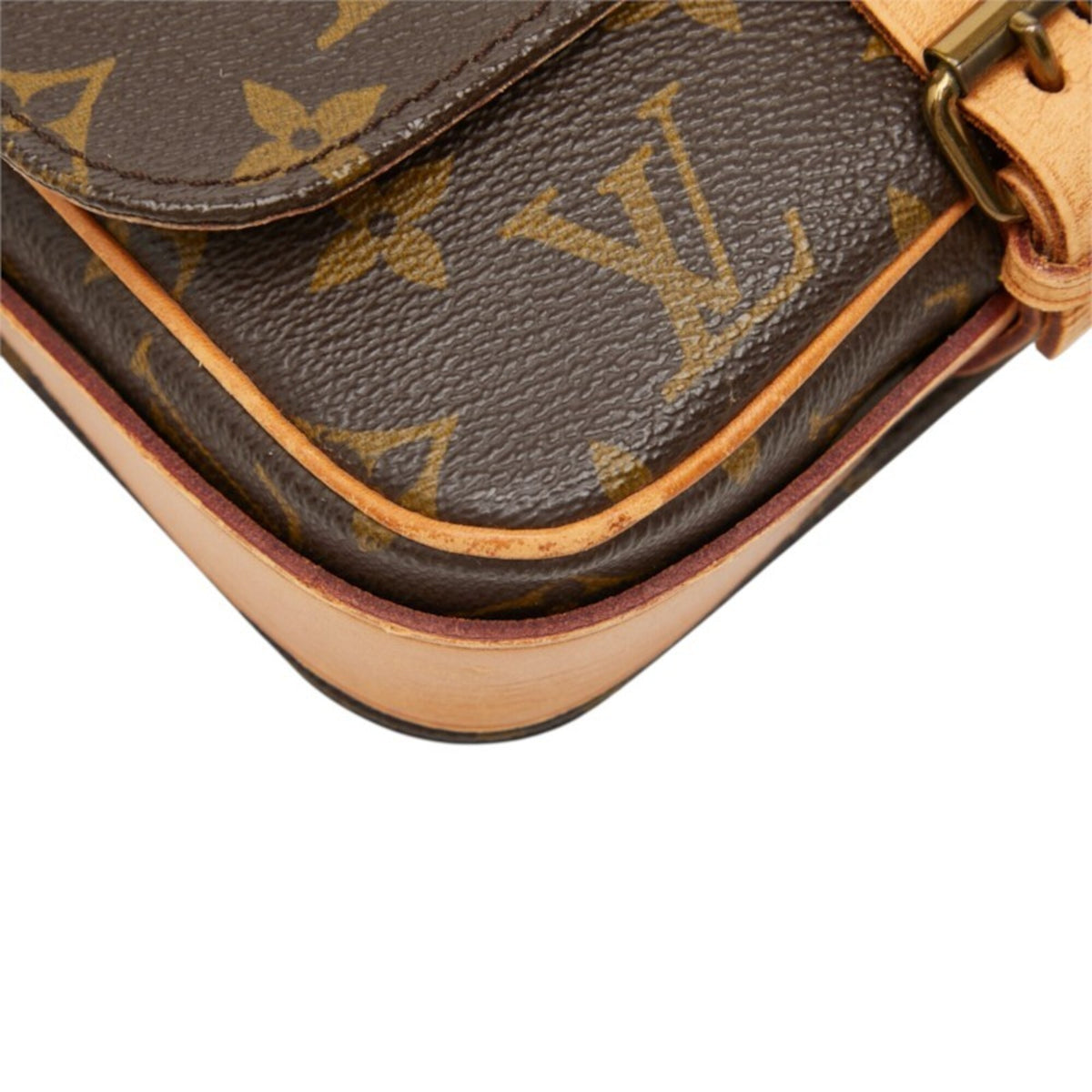 Louis Vuitton Brown Pvc Leather Shoulder Bag (Pre-Owned)