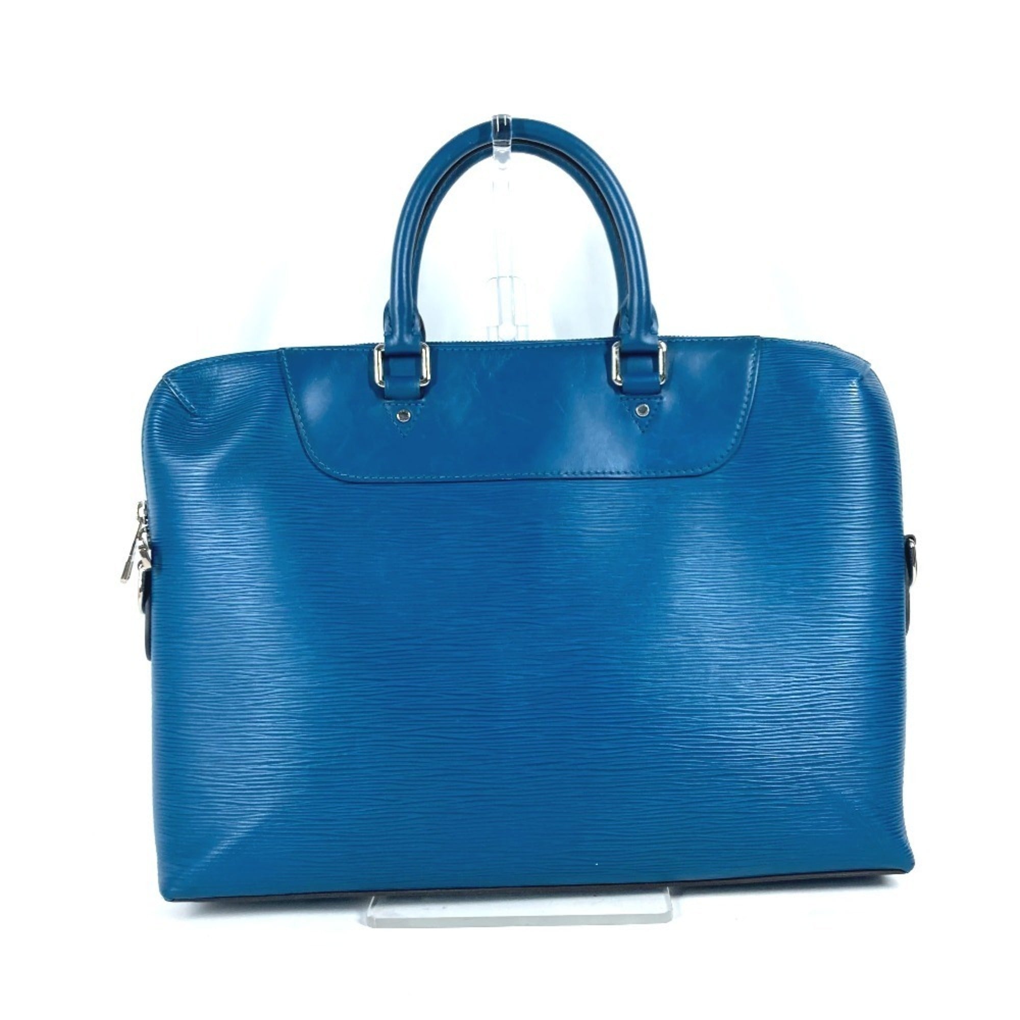 Louis Vuitton Bleu Celeste Blue Epi Leather Briefcase Handbag (Pre-Owned)