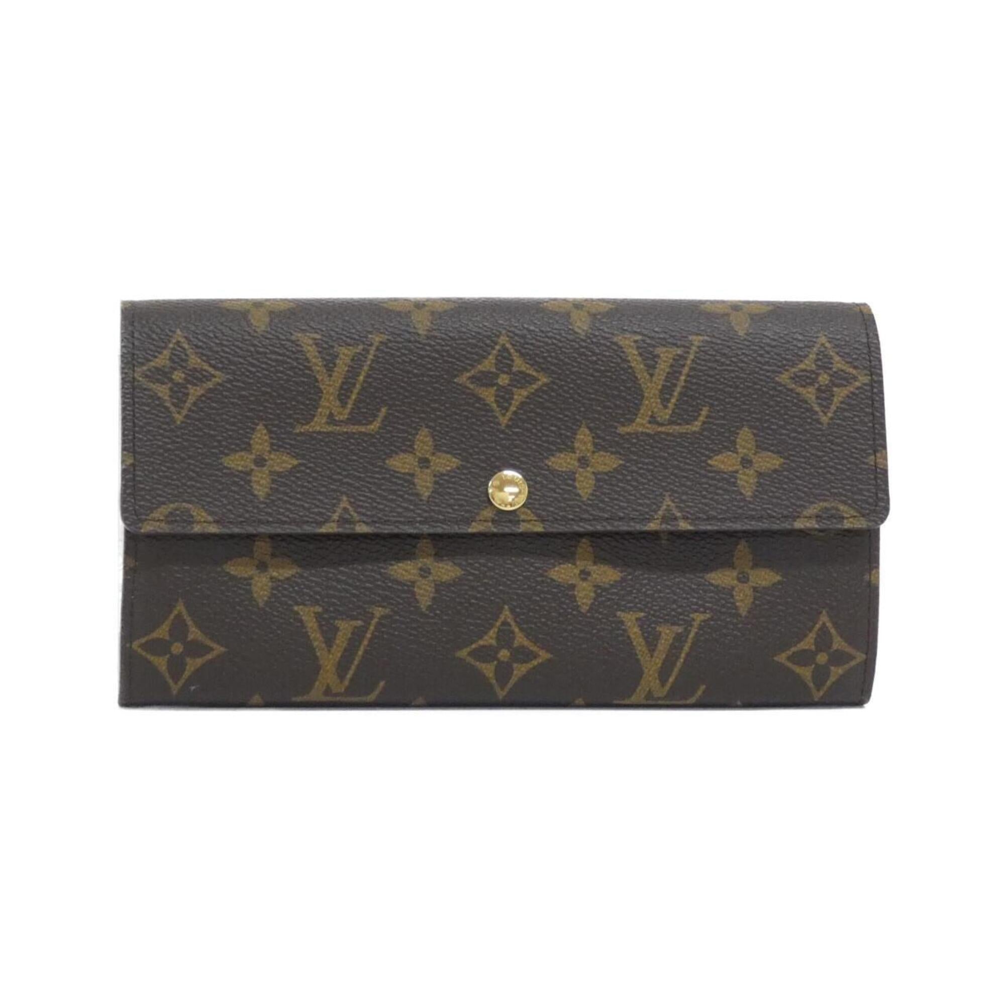 Louis Vuitton Marron Monogram Rose Monogram Long Wallet (Bi-Fold) (Pre-Owned)