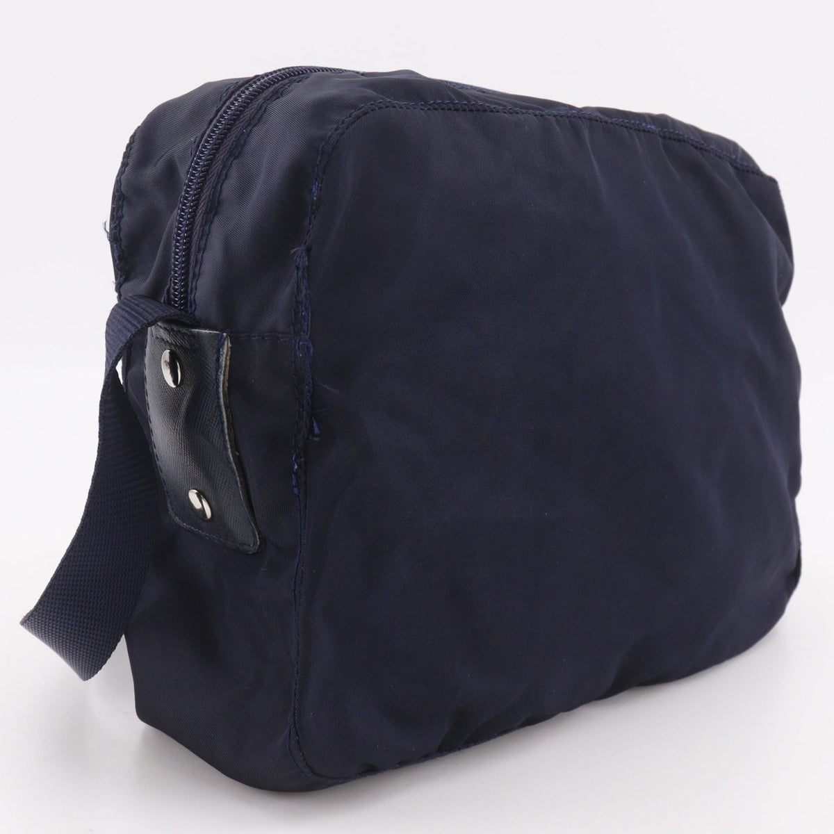 Prada Navy Nylon Shoulder Bag (Pre-Owned)