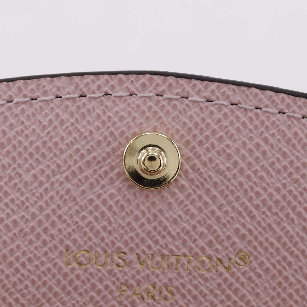 Louis Vuitton Brown Monogram Rose Ballerine Monogram Coin Purse/Coin Case (Pre-Owned)