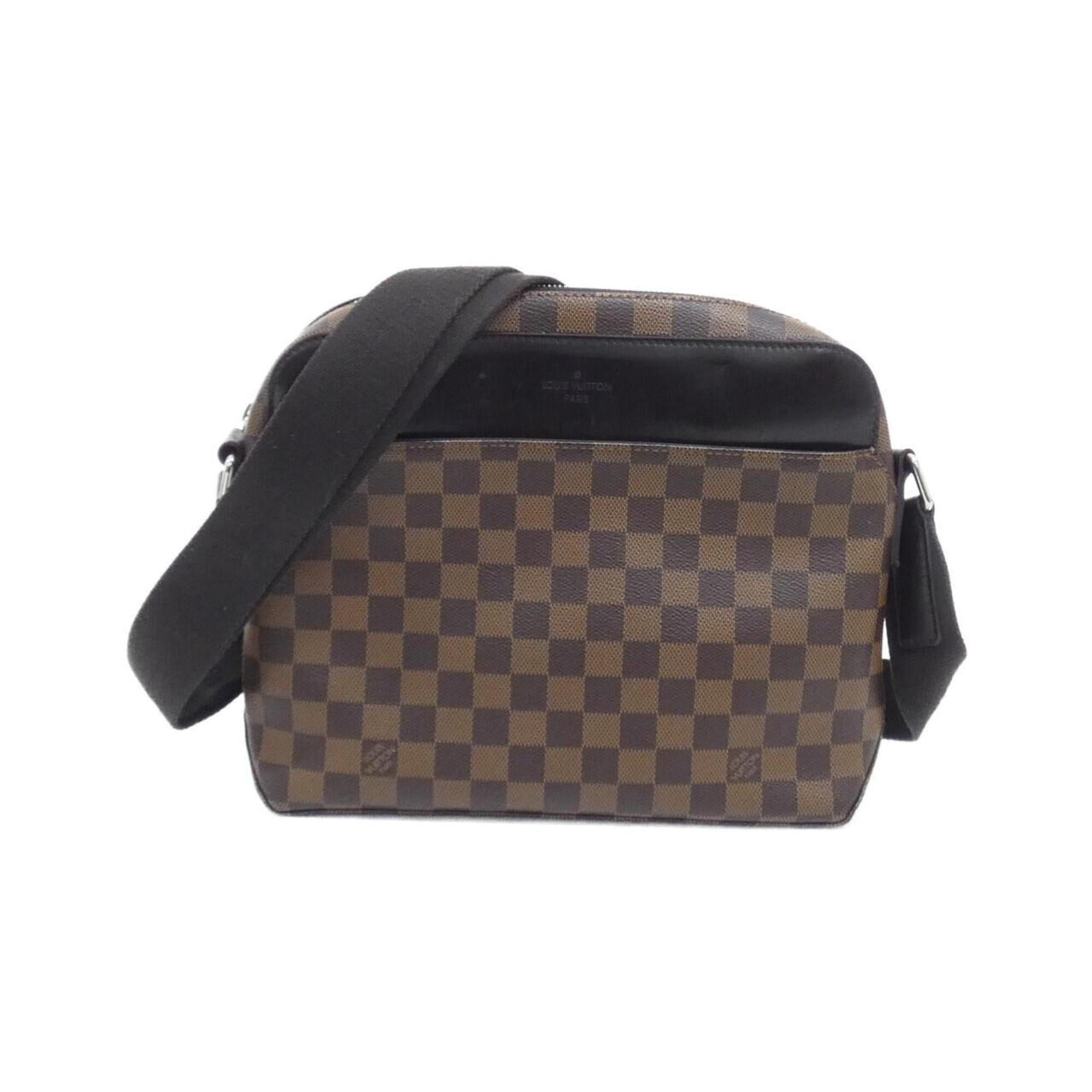 Louis Vuitton Damier Canvas Ebene Coated Canvas Shoulder Bag (Pre-Owned)