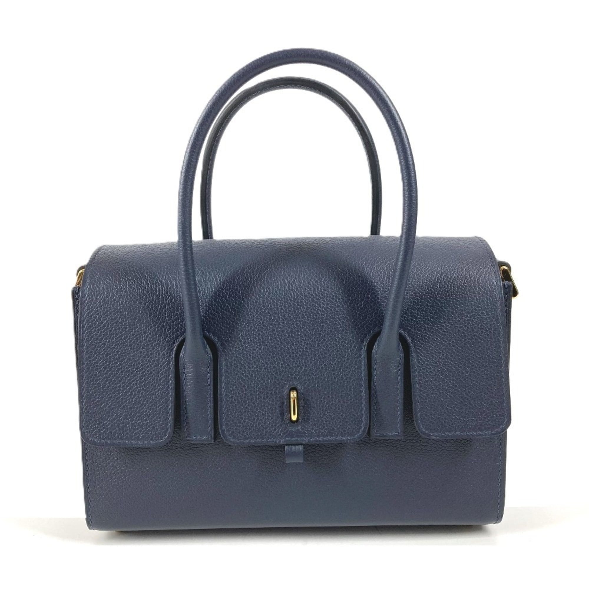 Hermes Drag Navy Shoulder Bag (Pre-Owned)
