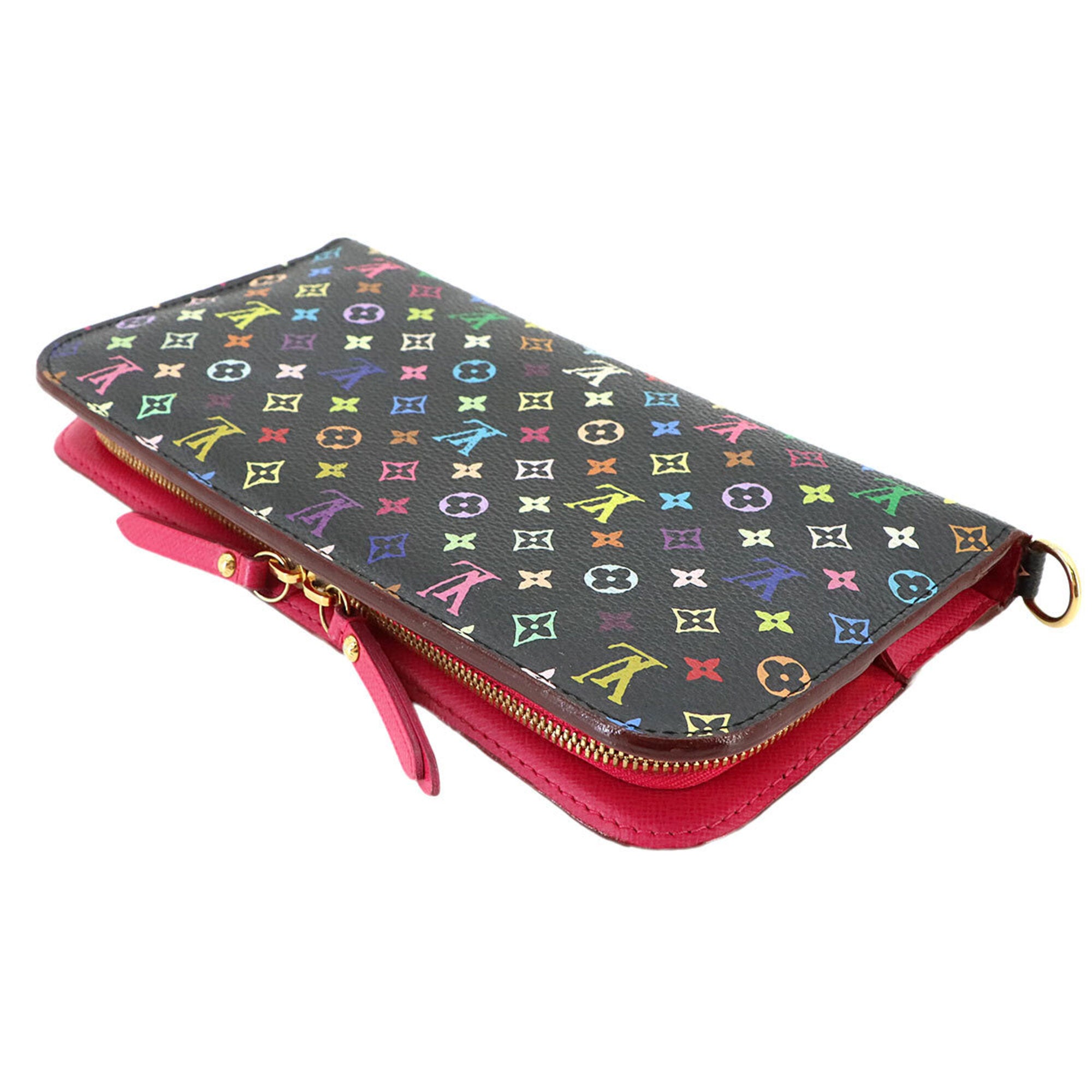 Louis Vuitton Multi-Color Noir Monogram Multicolore Long Wallet (Bi-Fold) (Pre-Owned)