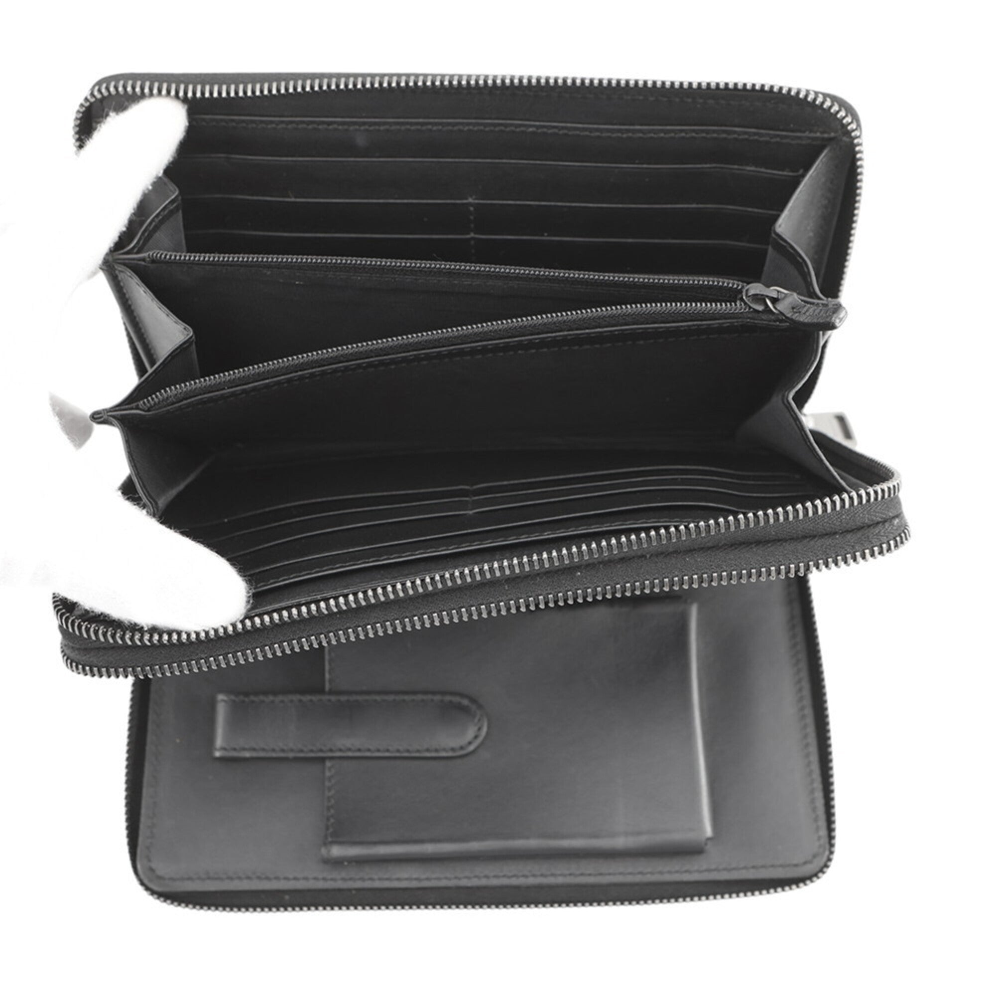 Gucci Black Gg Supreme Clutch Bag Handbag (Pre-Owned)