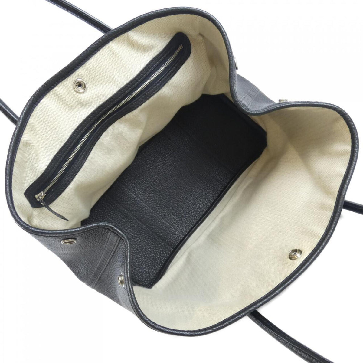 Hermes Black Negonda Leather Handbag (Pre-Owned)