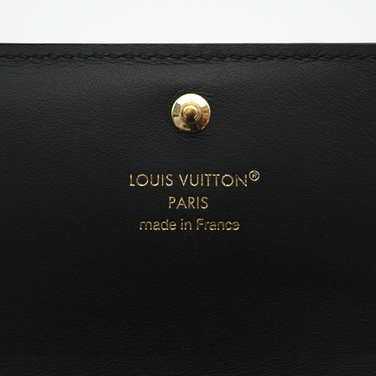 Louis Vuitton Taurillon Black Leather Wallet (Bi-Fold) (Pre-Owned)