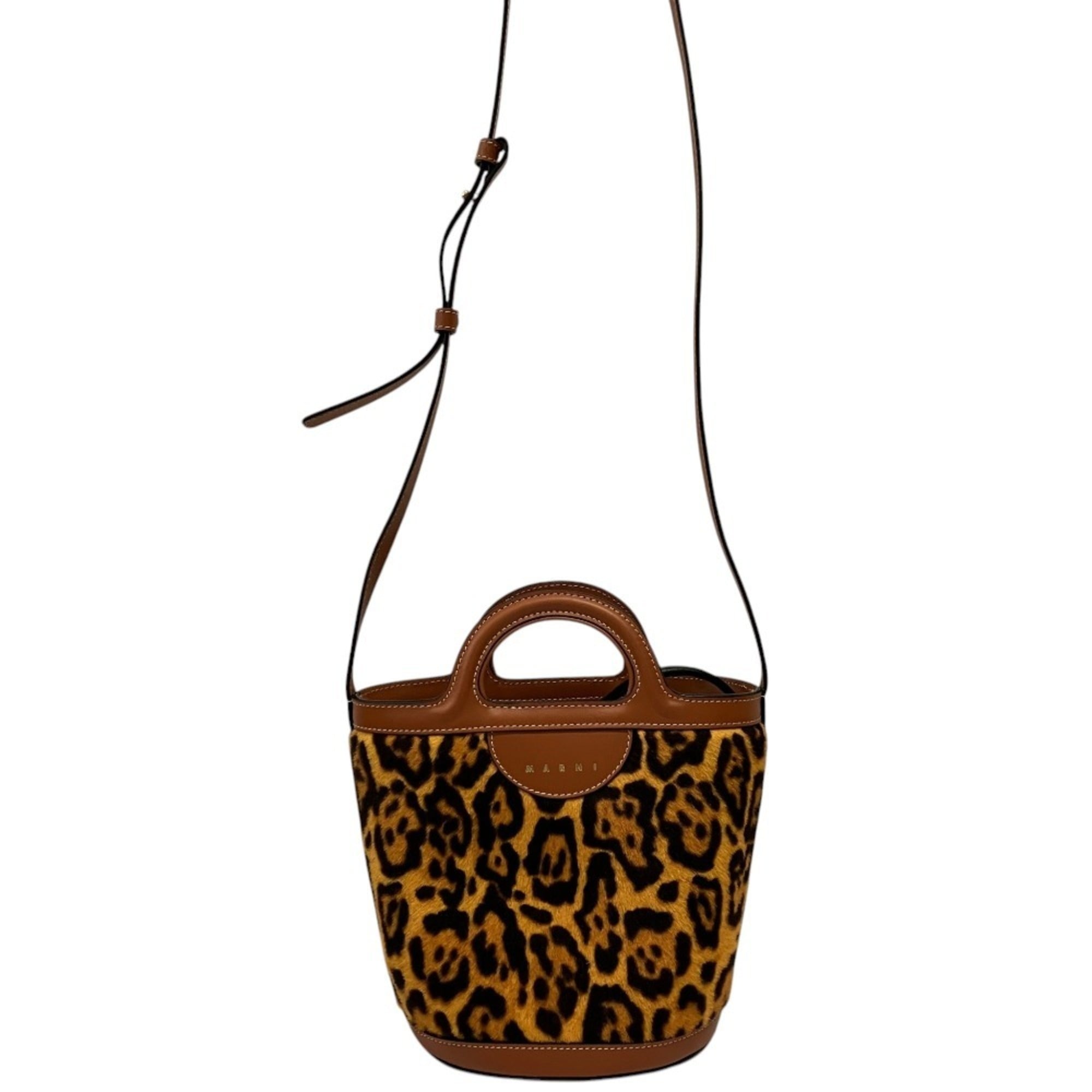 Marni Brown Handbag Shoulder Bag (Pre-Owned)