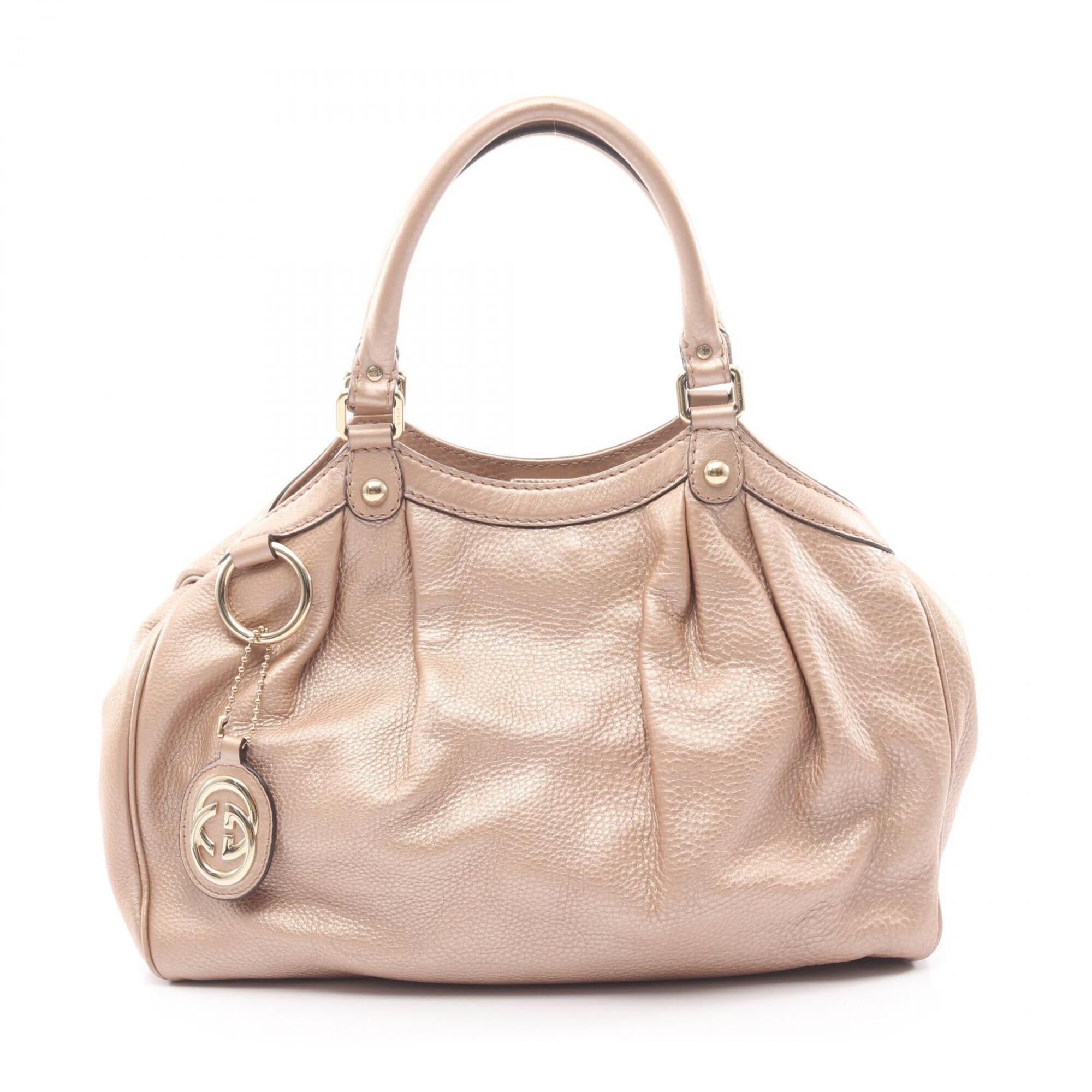 Gucci Beige Leather Handbag (Pre-Owned)