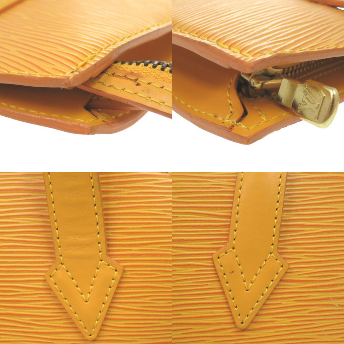 Louis Vuitton Yellow Epi Leather Shoulder Bag (Pre-Owned)