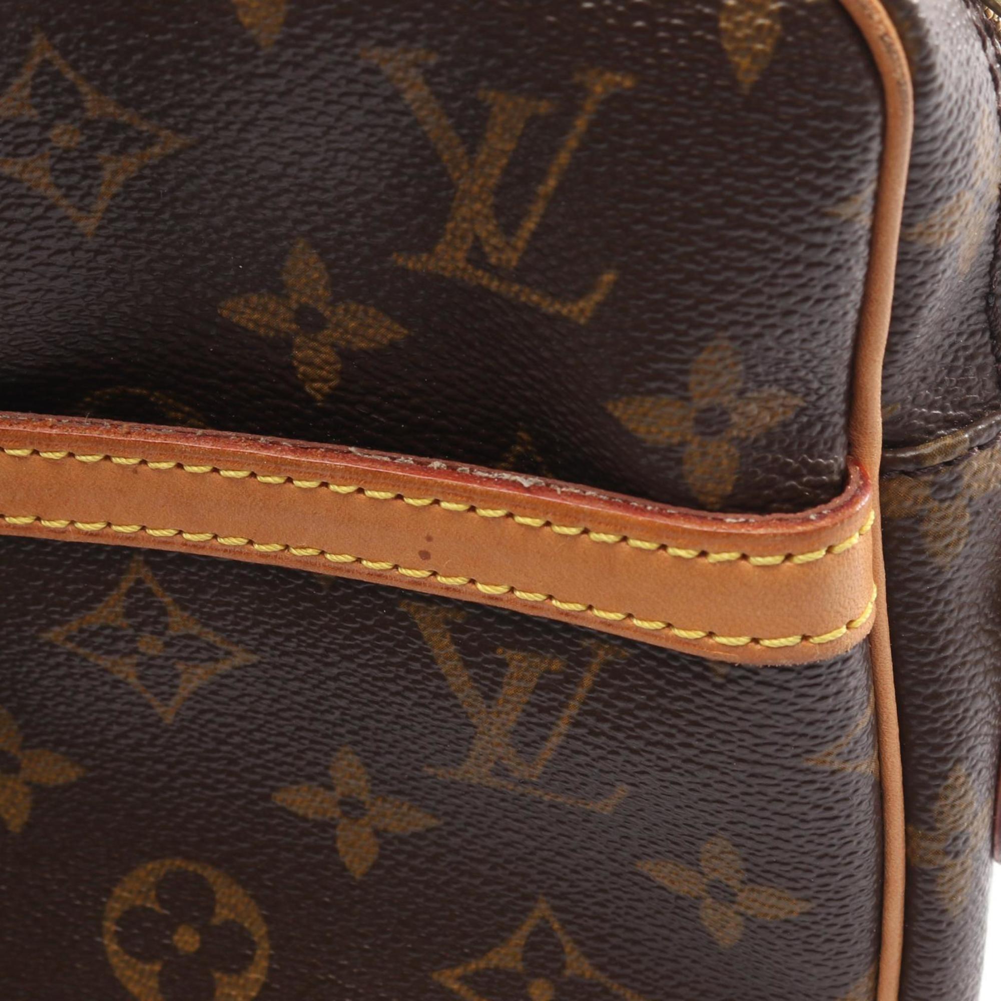 Louis Vuitton Brown Pvc Leather Shoulder Bag (Pre-Owned)