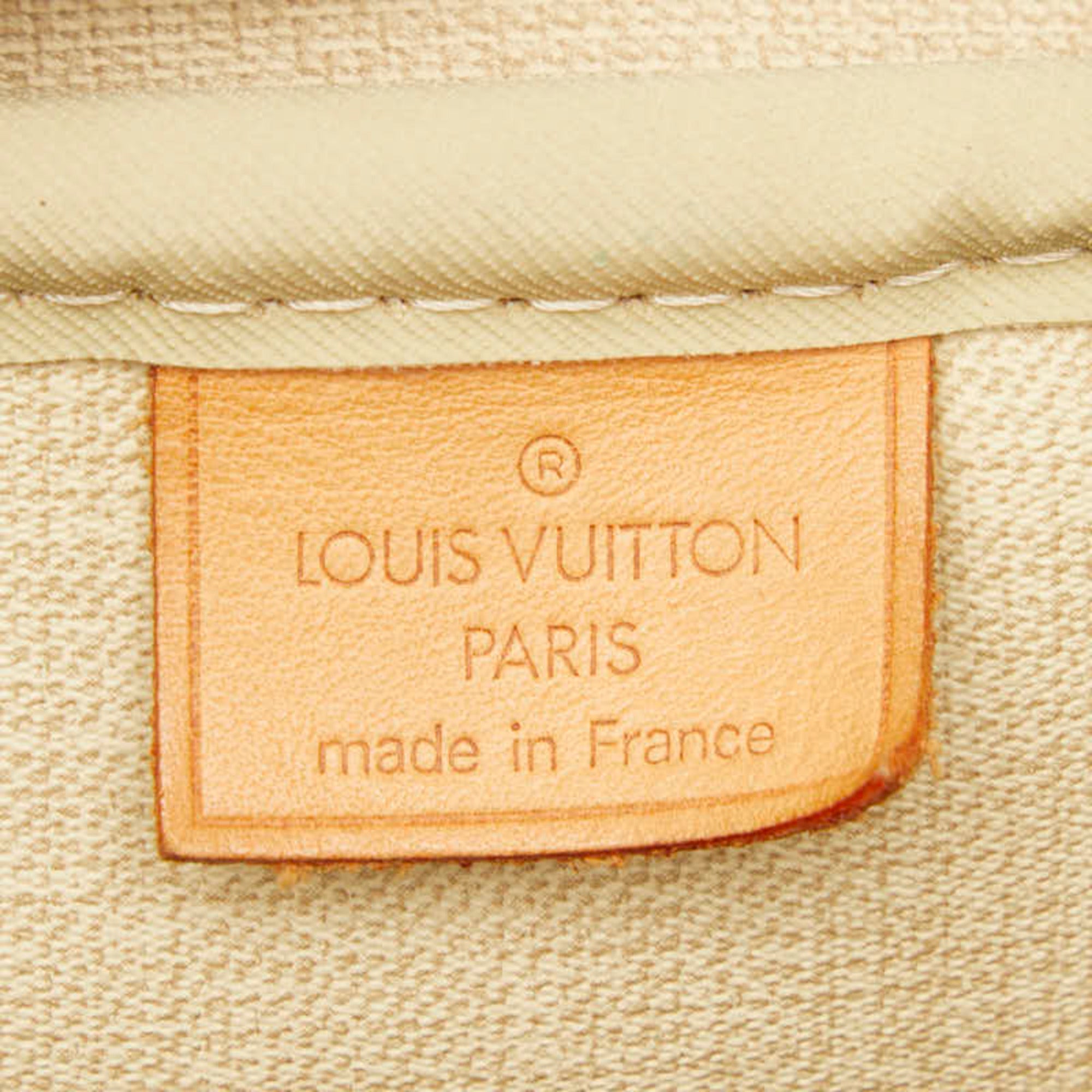 Louis Vuitton Brown Pvc Leather Handbag (Pre-Owned)
