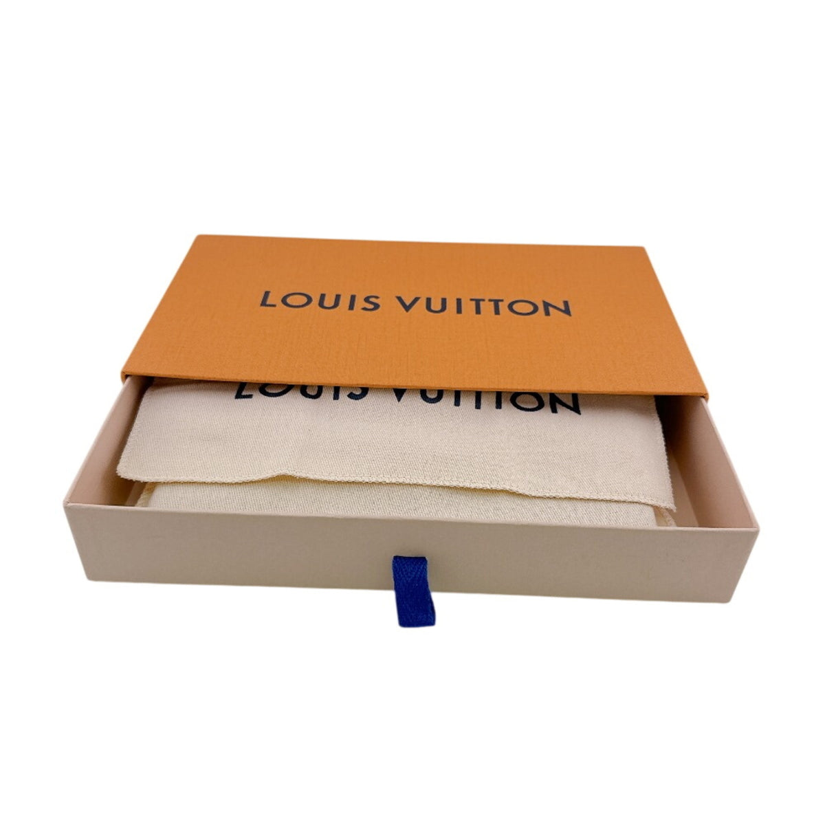 Louis Vuitton Black Leather Long Wallet (Bi-Fold) (Pre-Owned)