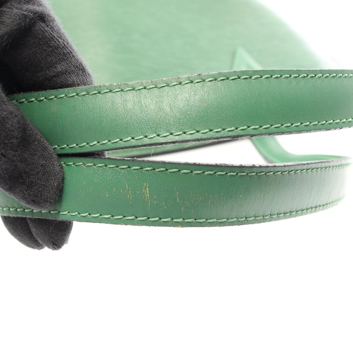 Louis Vuitton Borneo Green Green Epi Leather Handbag Shoulder Bag (Pre-Owned)