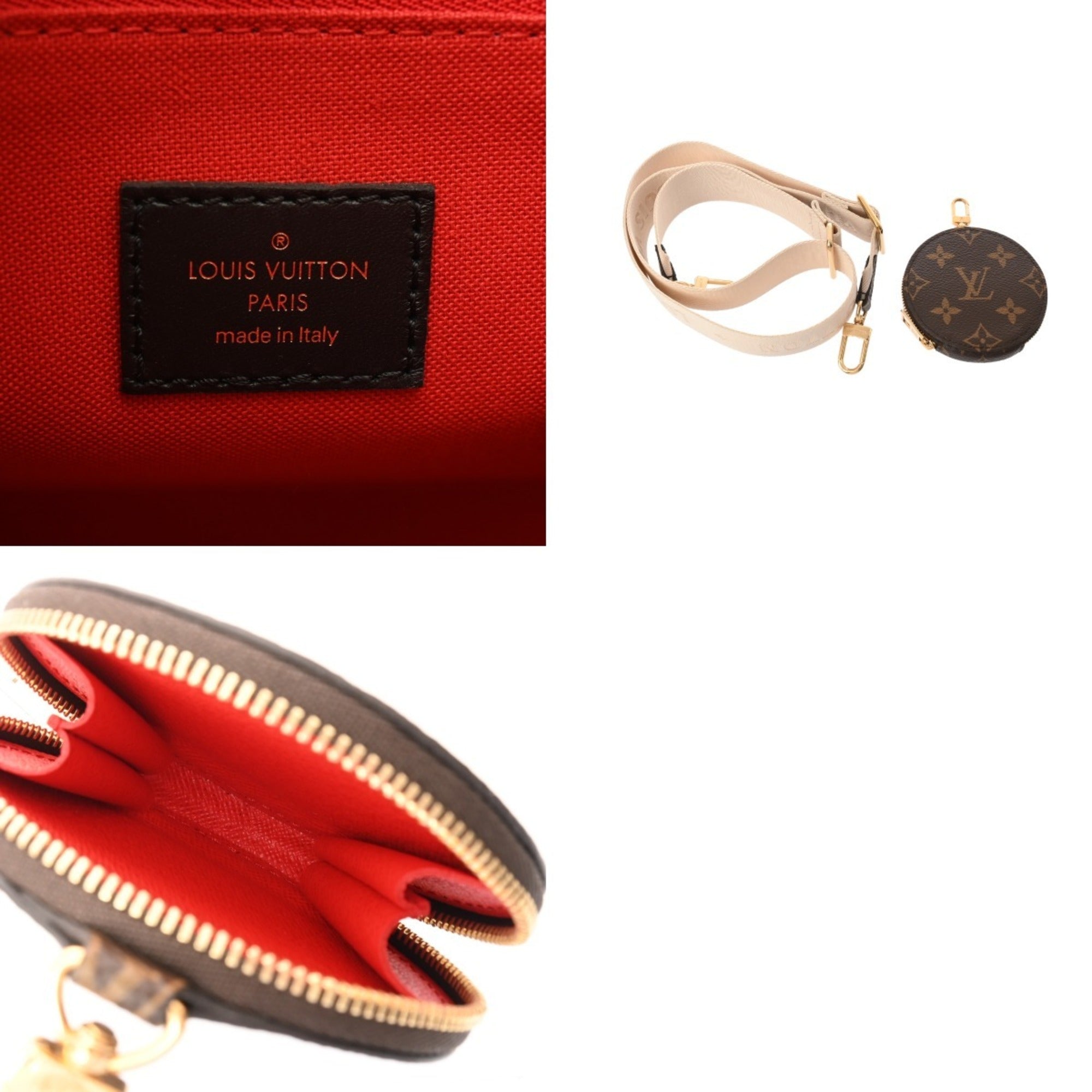Louis Vuitton Brown Monogram Handbag Pouch (Pre-Owned)