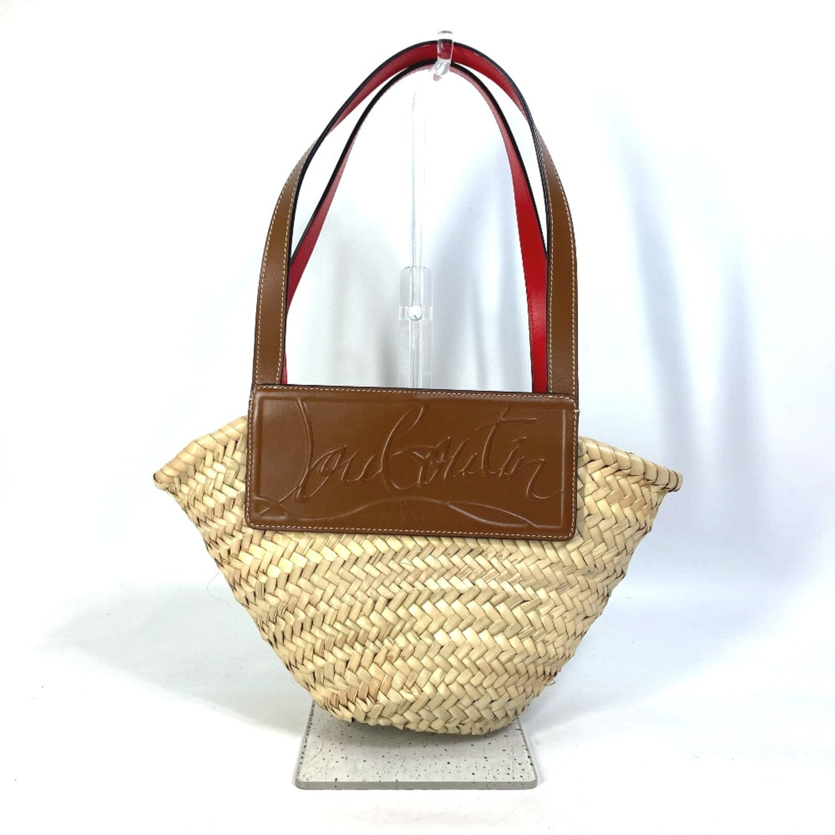 Christian Louboutin Beige Cloth Handbag (Pre-Owned)