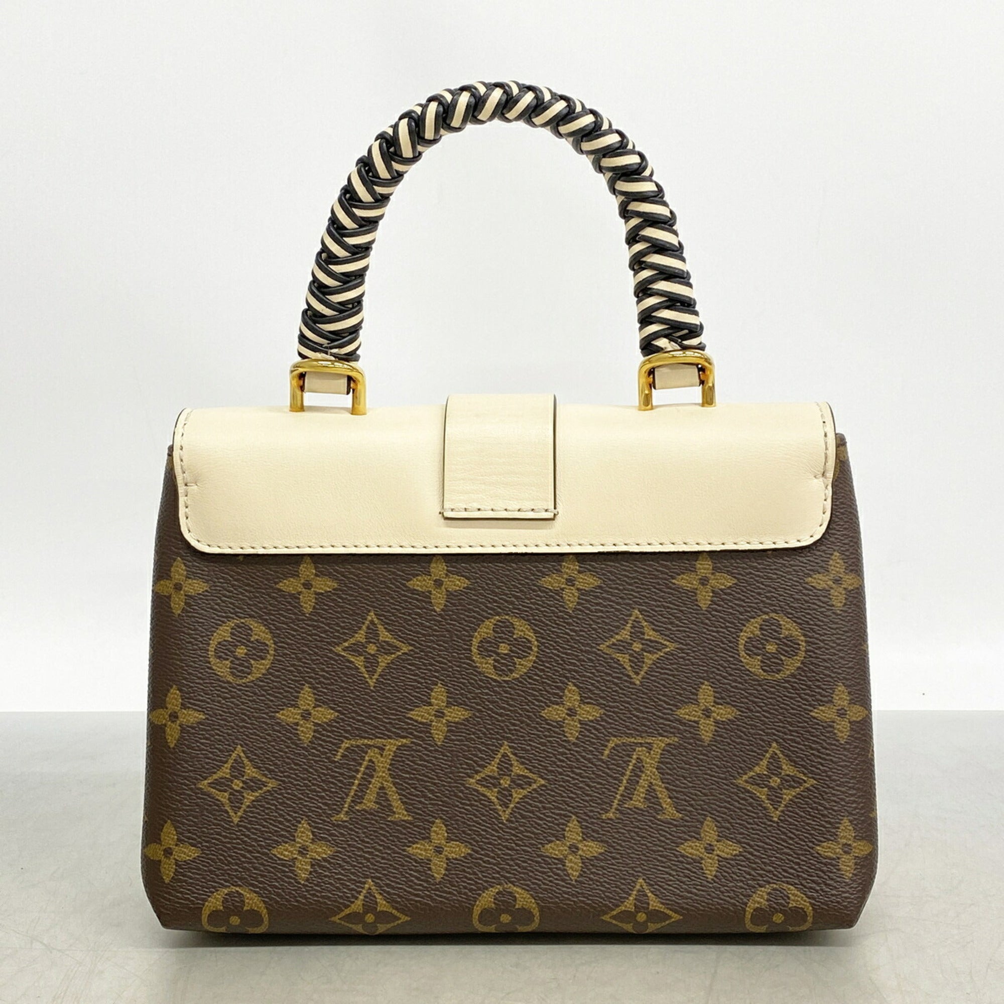 Louis Vuitton Brown Cream Handbag (Pre-Owned)