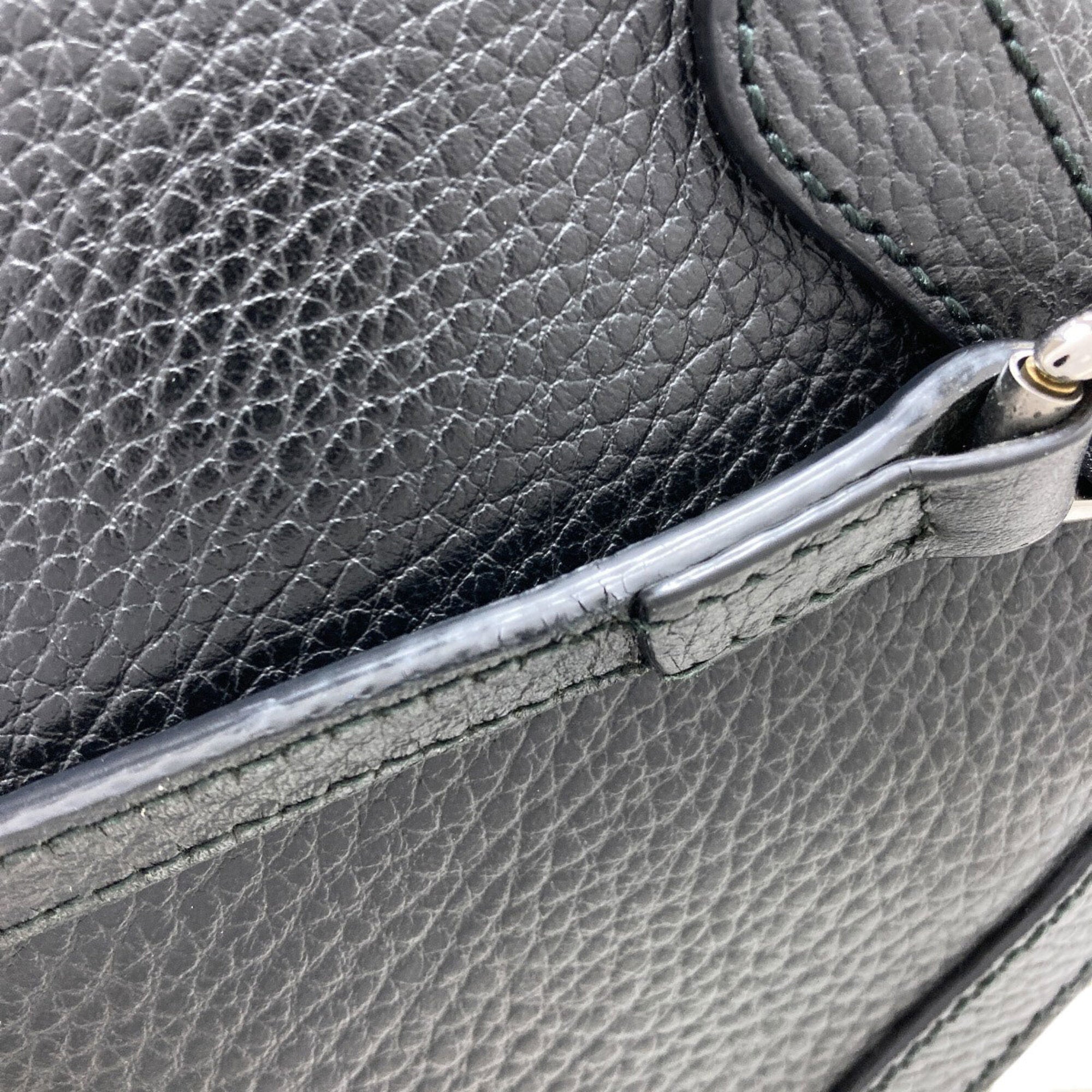 Gucci Black Leather Handbag (Pre-Owned)