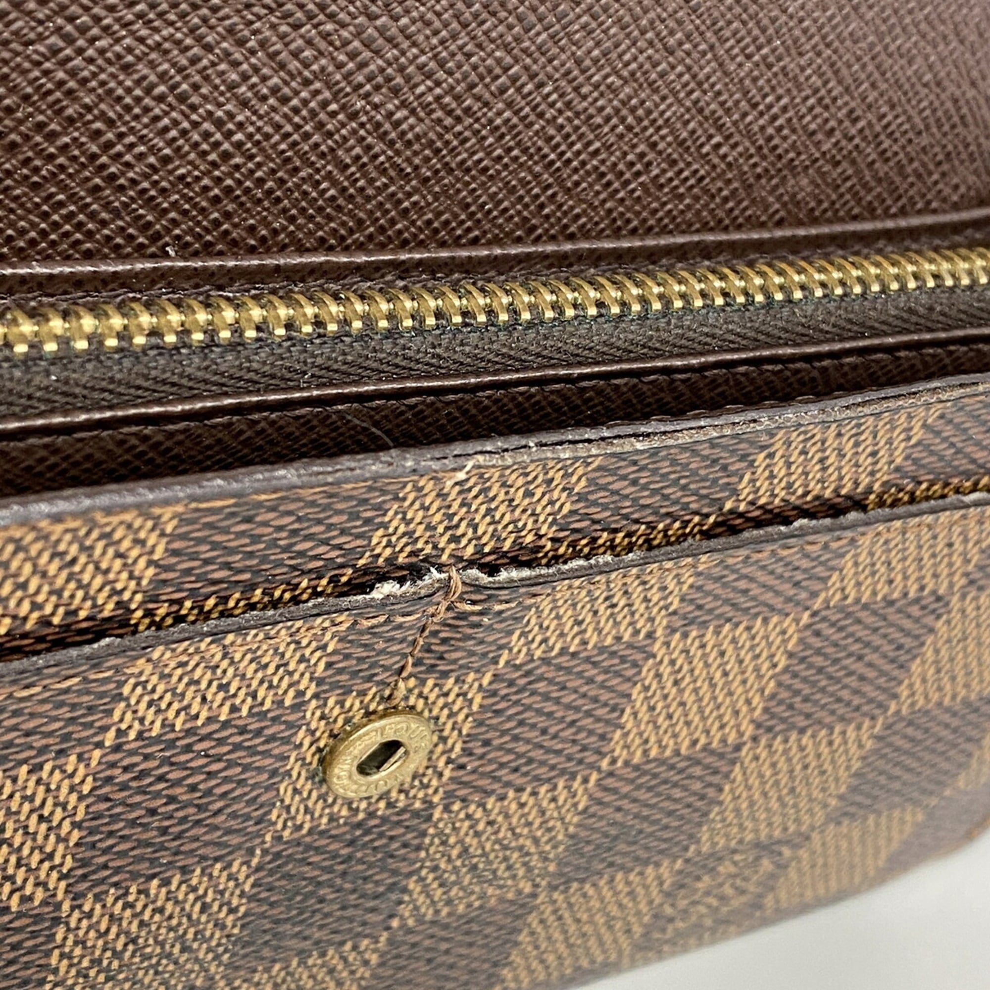 Louis Vuitton Ebene Long Wallet (Bi-Fold) (Pre-Owned)