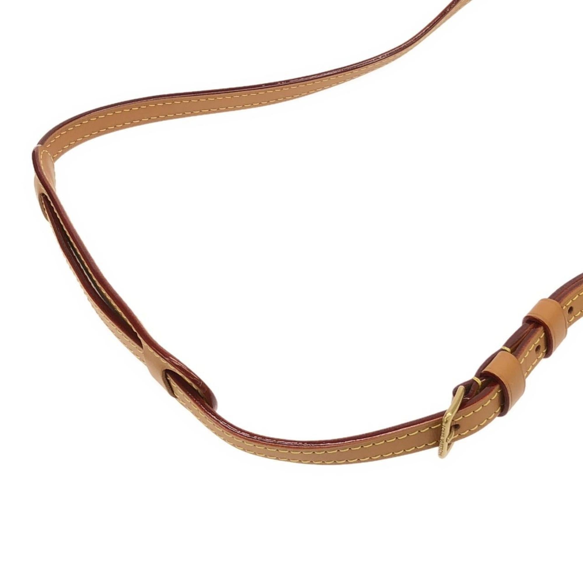 Louis Vuitton Marron Coated Canvas Shoulder Bag (Pre-Owned)