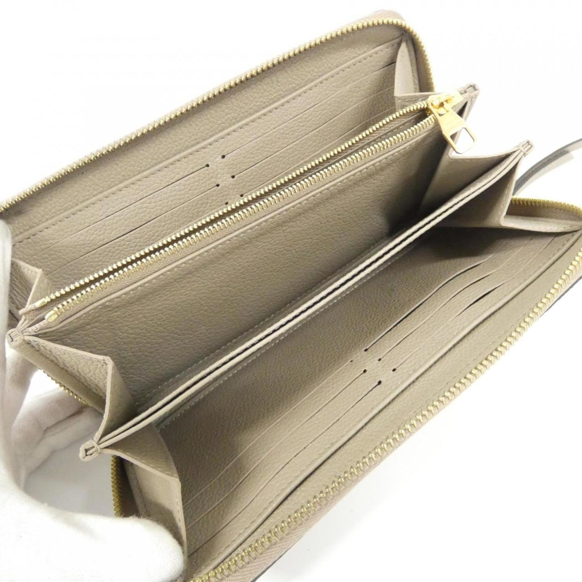Louis Vuitton Monogram Empreinte Tourterelle Leather Long Wallet (Bi-Fold) (Pre-Owned)