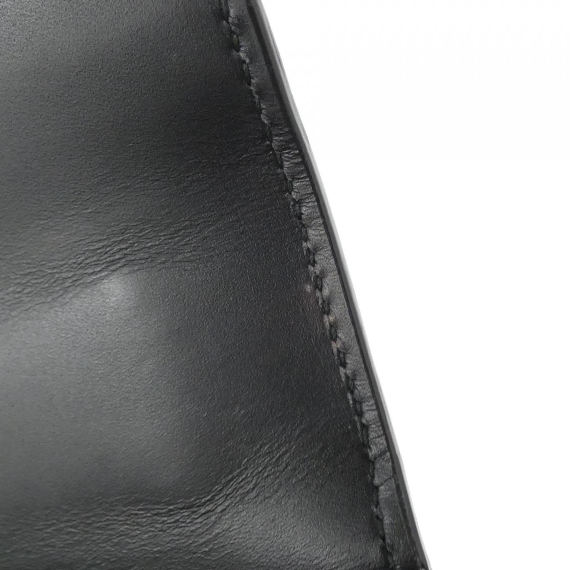 Gucci Sylvie Black Leather Shoulder Bag (Pre-Owned)