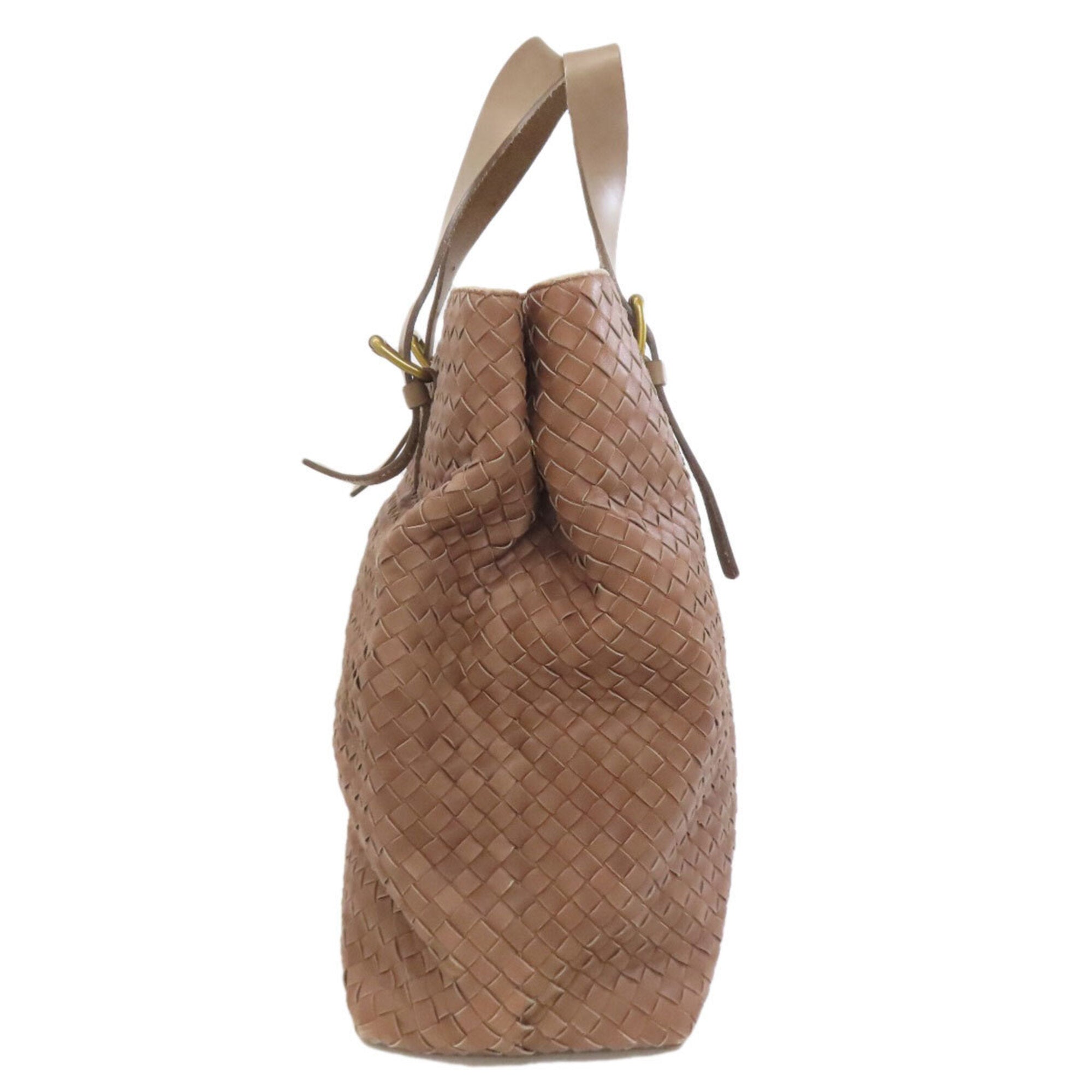 Bottega Veneta Brown Leather Handbag (Pre-Owned)