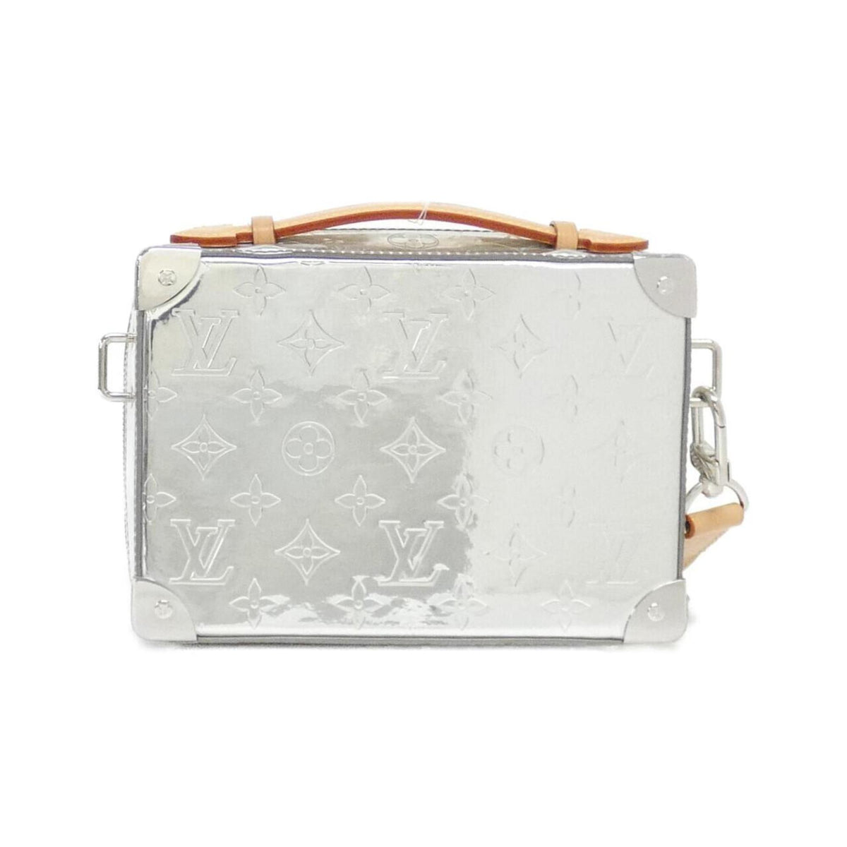 Louis Vuitton Silver Pvc Shoulder Bag (Pre-Owned)