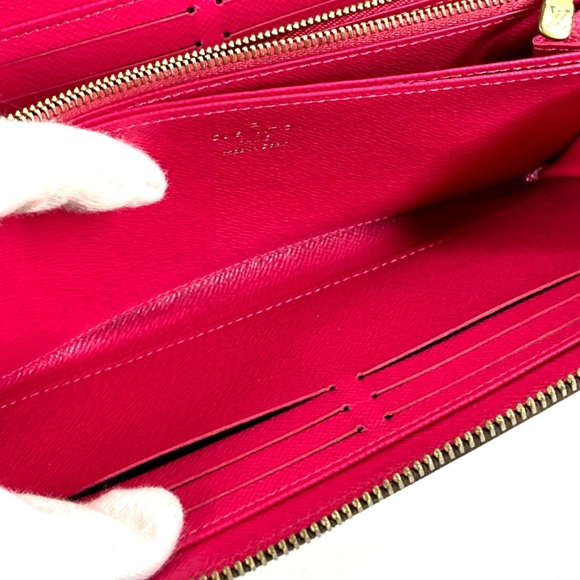 Louis Vuitton Monogram Bay Brown Pink Monogram Long Wallet (Bi-Fold) (Pre-Owned)