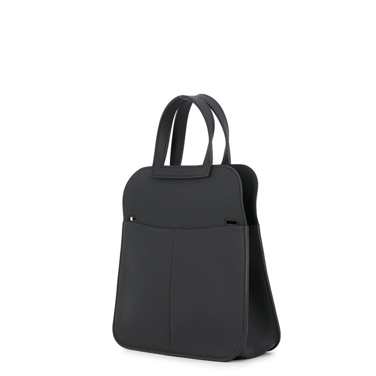 Hermes Black Swift Leather Handbag