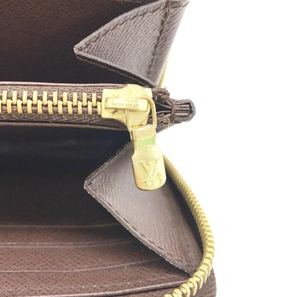 Louis Vuitton Brown Damier Canvas Long Wallet (Bi-Fold) (Pre-Owned)