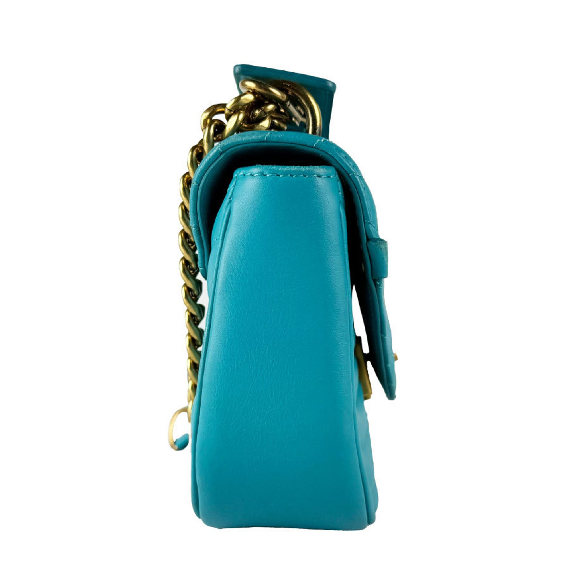 Louis Vuitton Turquoise Leather Shoulder Bag (Pre-Owned)