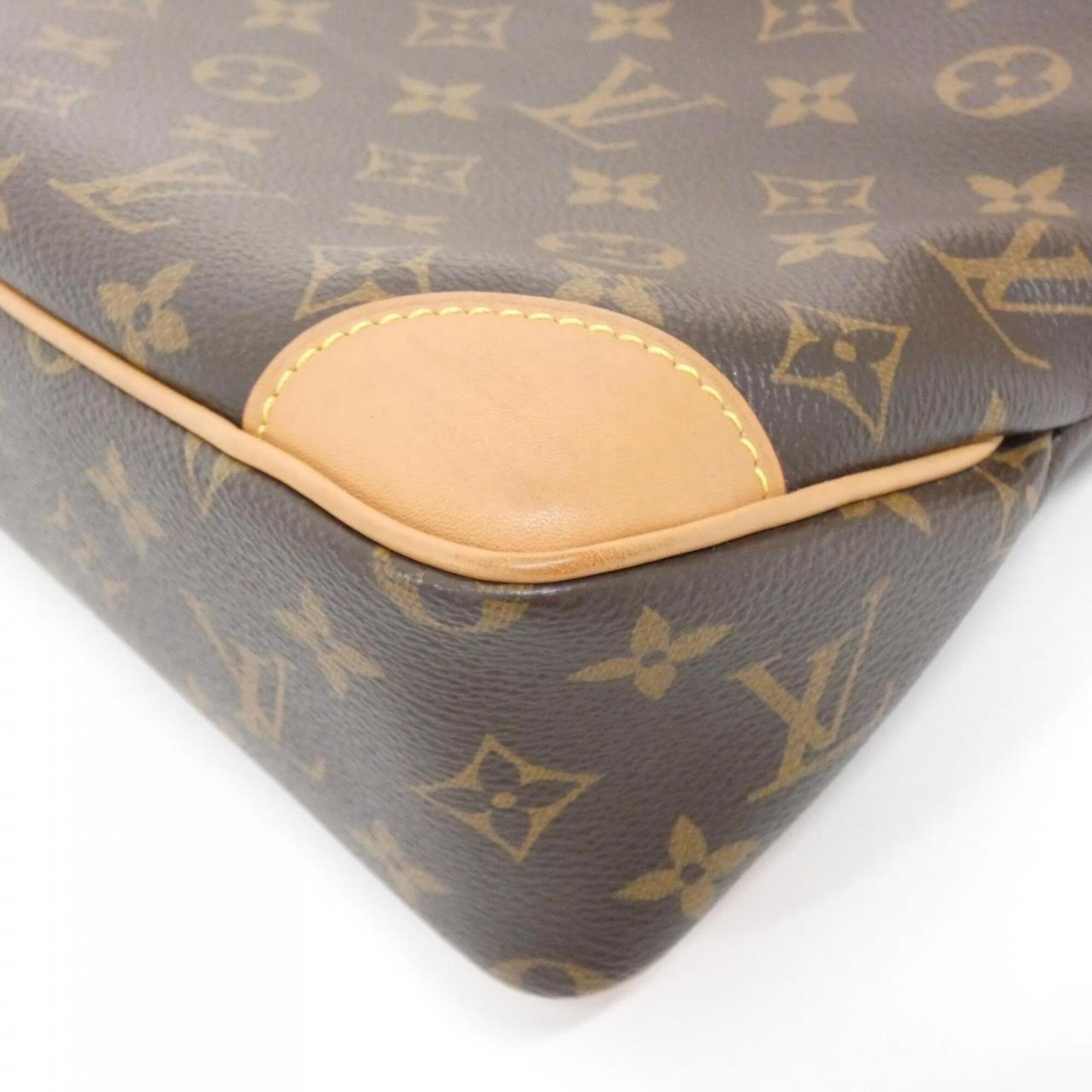 Louis Vuitton Marron Coated Canvas Shoulder Bag (Pre-Owned)
