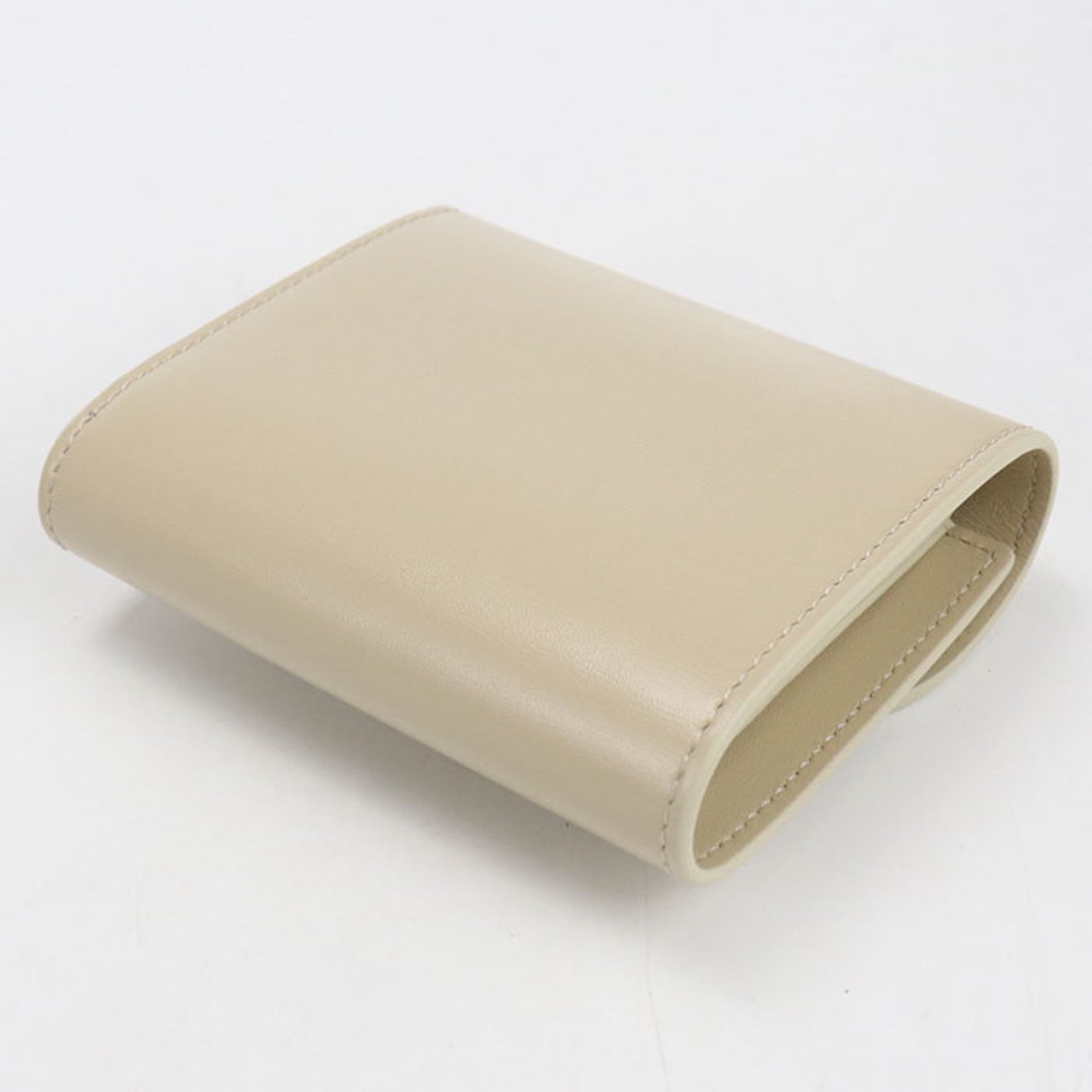 Celine Beige Leather Wallet (Tri-Fold) (Pre-Owned)