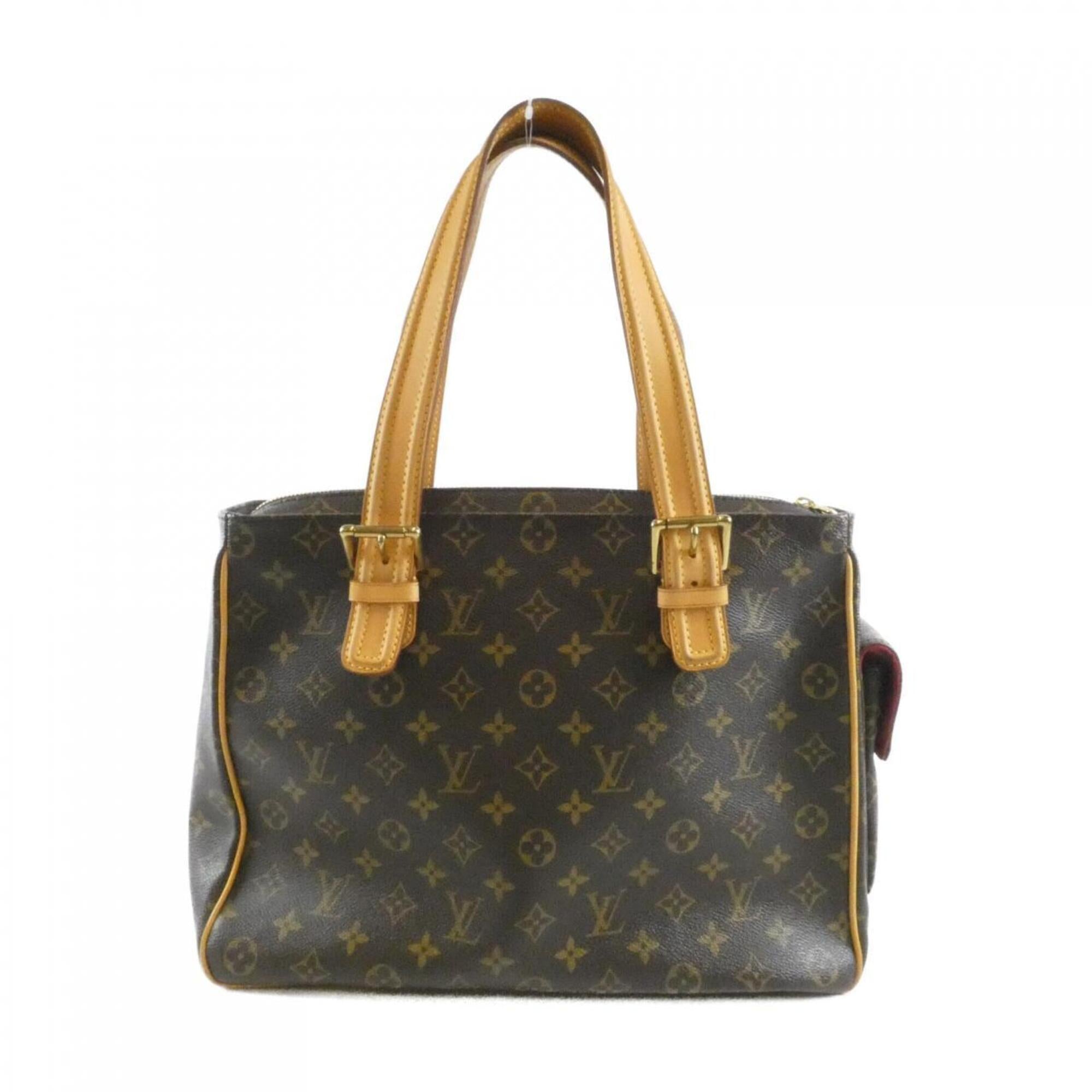 Louis Vuitton Marron Coated Canvas Handbag (Pre-Owned)