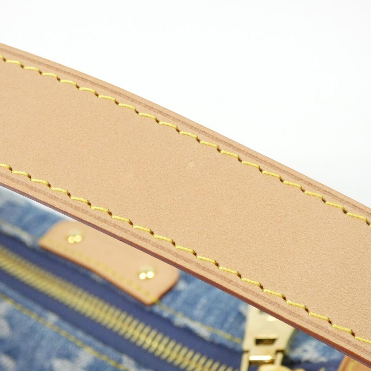 Louis Vuitton Blue Monogram Denim Pochette Shoulder Bag (Pre-Owned)