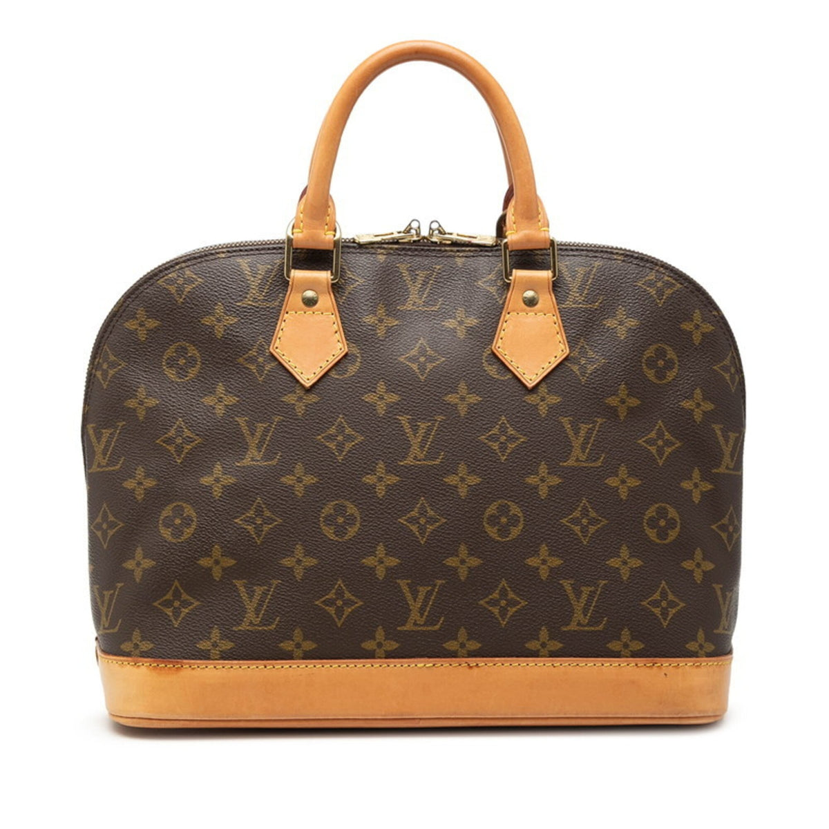Louis Vuitton Monogram Brown Pvc Leather Handbag (Pre-Owned)