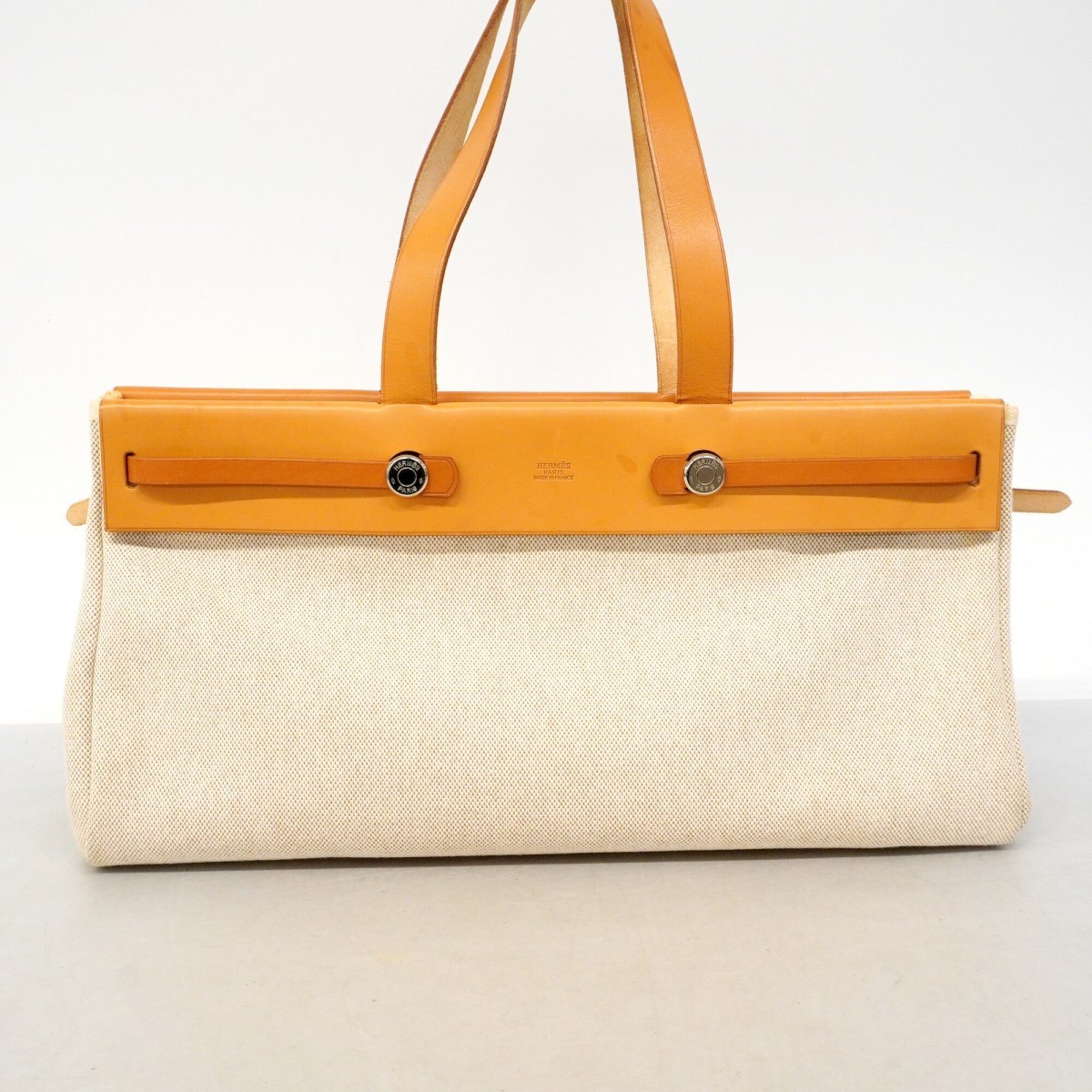Hermes Natural Toile H Tote Bag (Pre-Owned)
