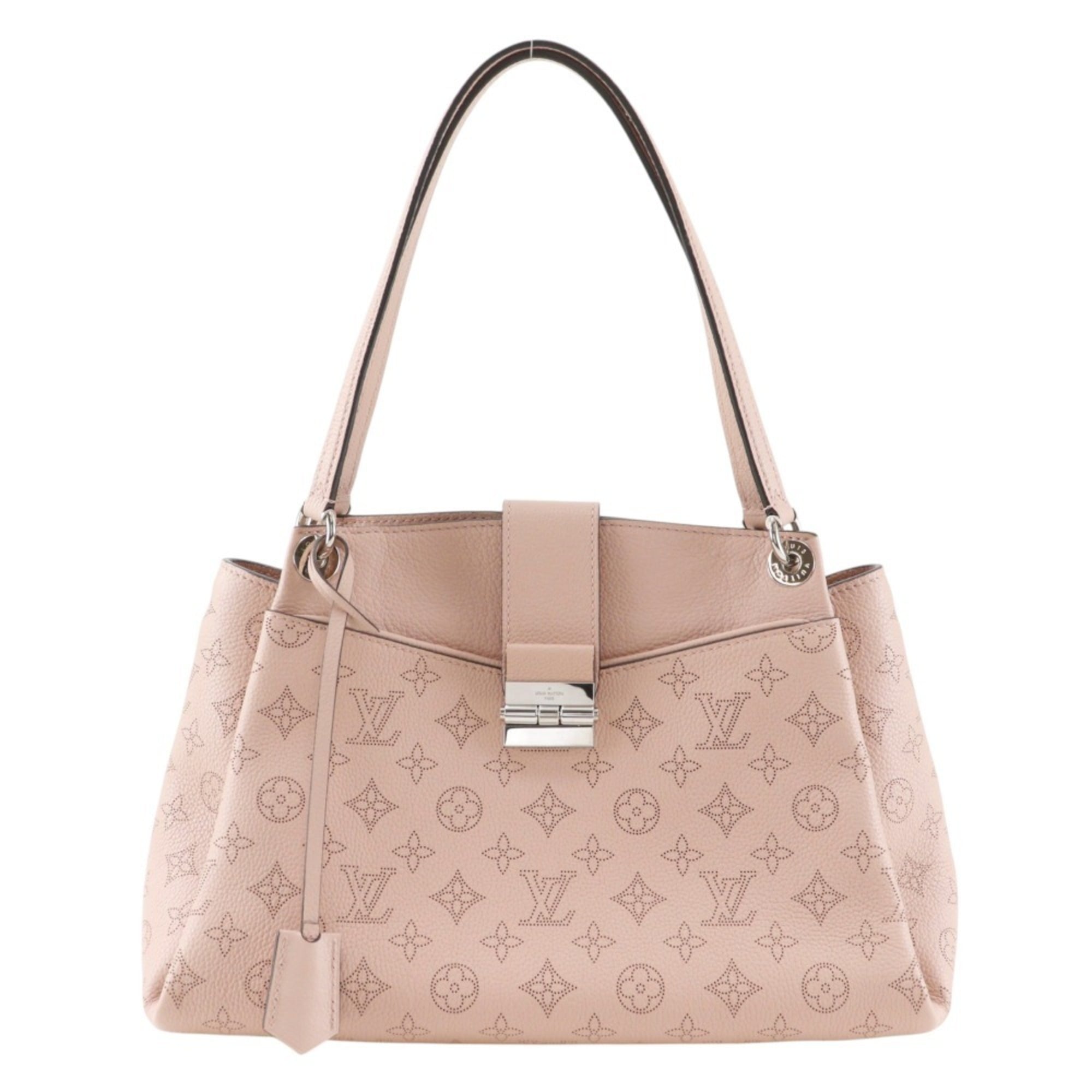 Louis Vuitton Magnolia Pink Monogram Mahina Leather Tote Bag (Pre-Owned)