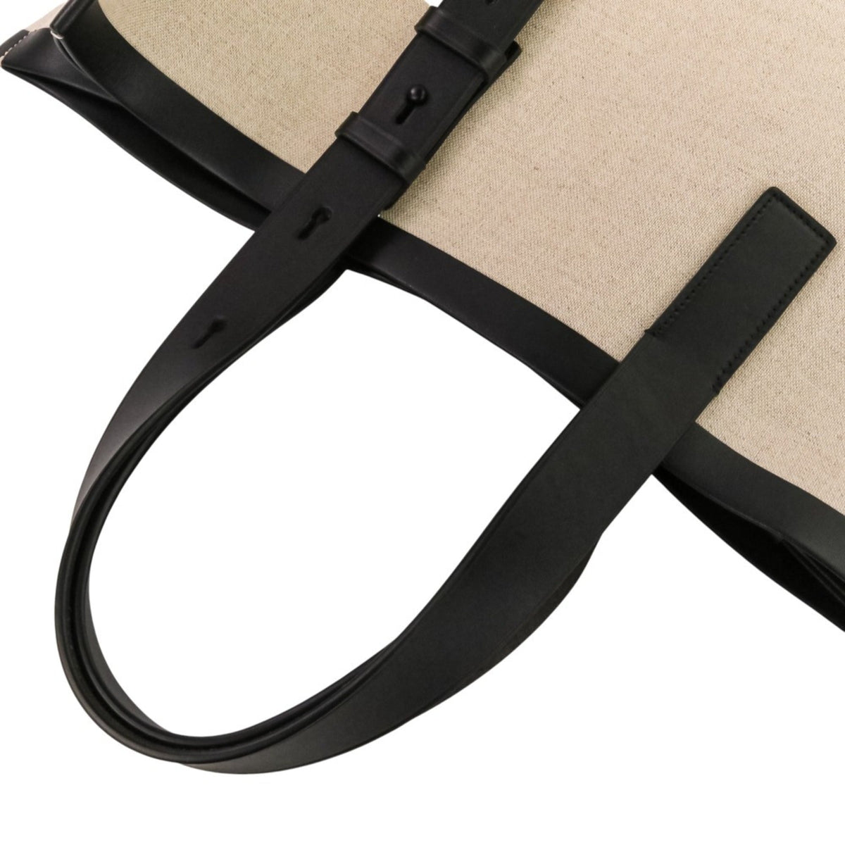 Salvatore Ferragamo Beige Black Pouch Tote Bag (Pre-Owned)