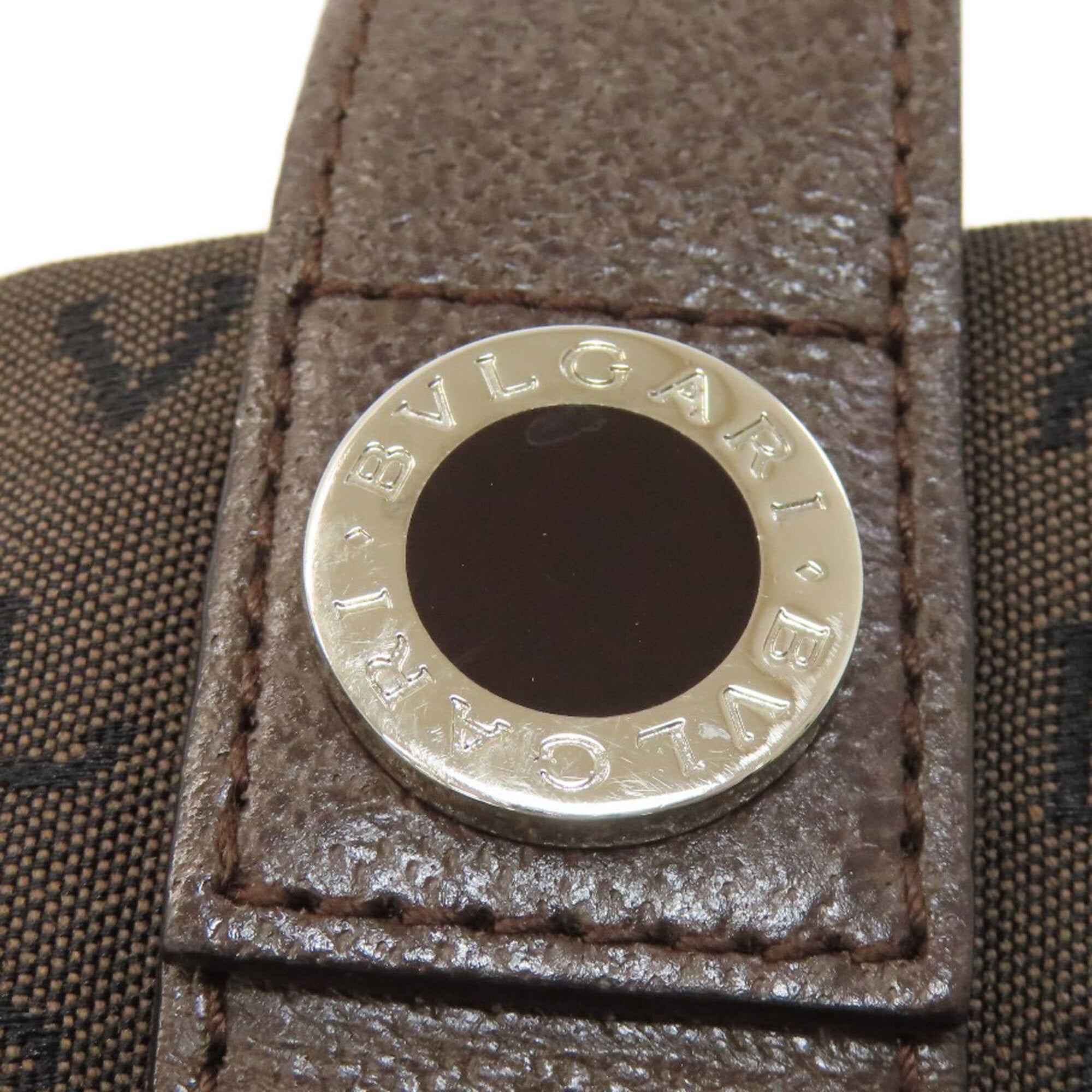 Bvlgari Brown Canvas Tote Bag (Pre-Owned)