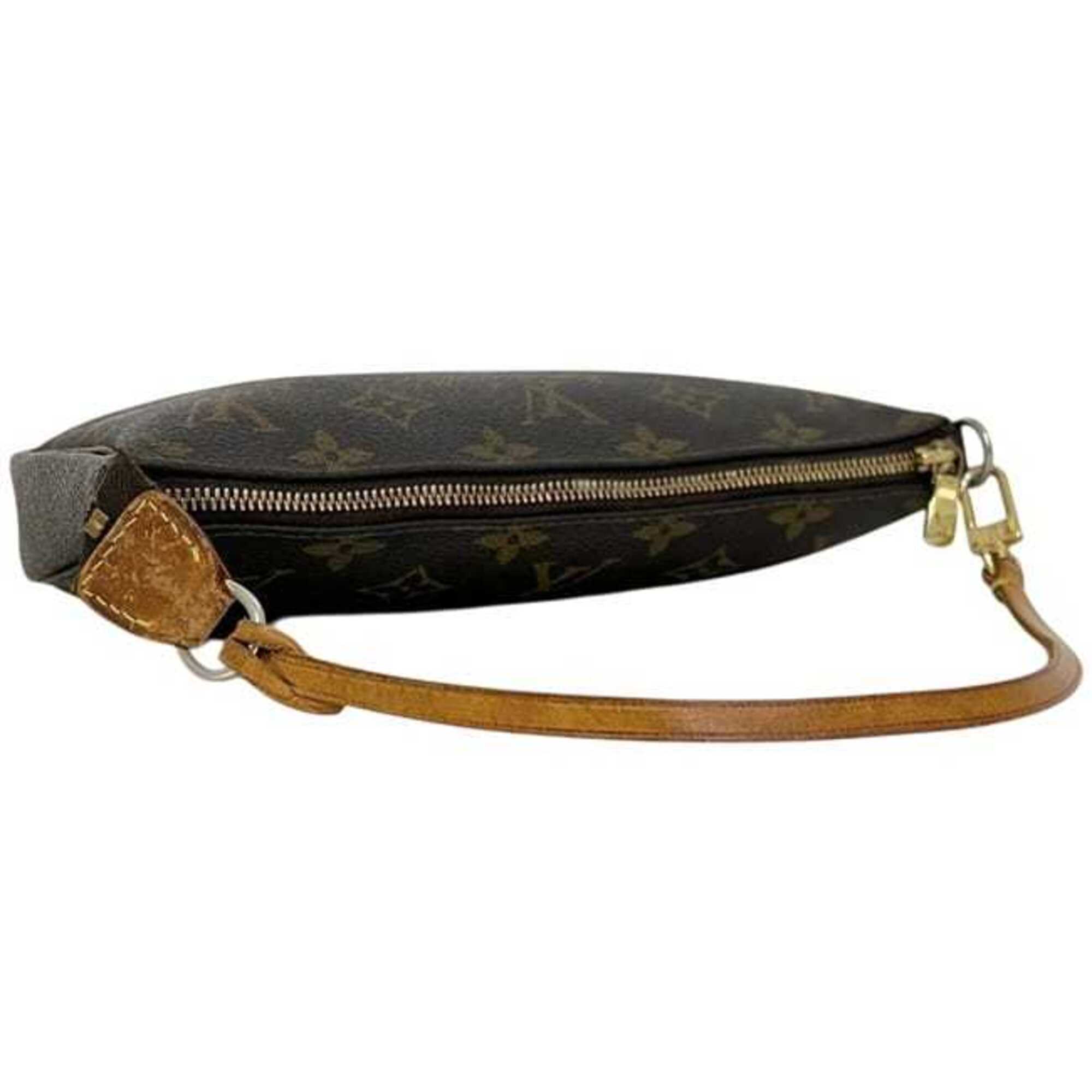 Louis Vuitton Brown Monogram Monogram Handbag Pochette Pouch (Pre-Owned)