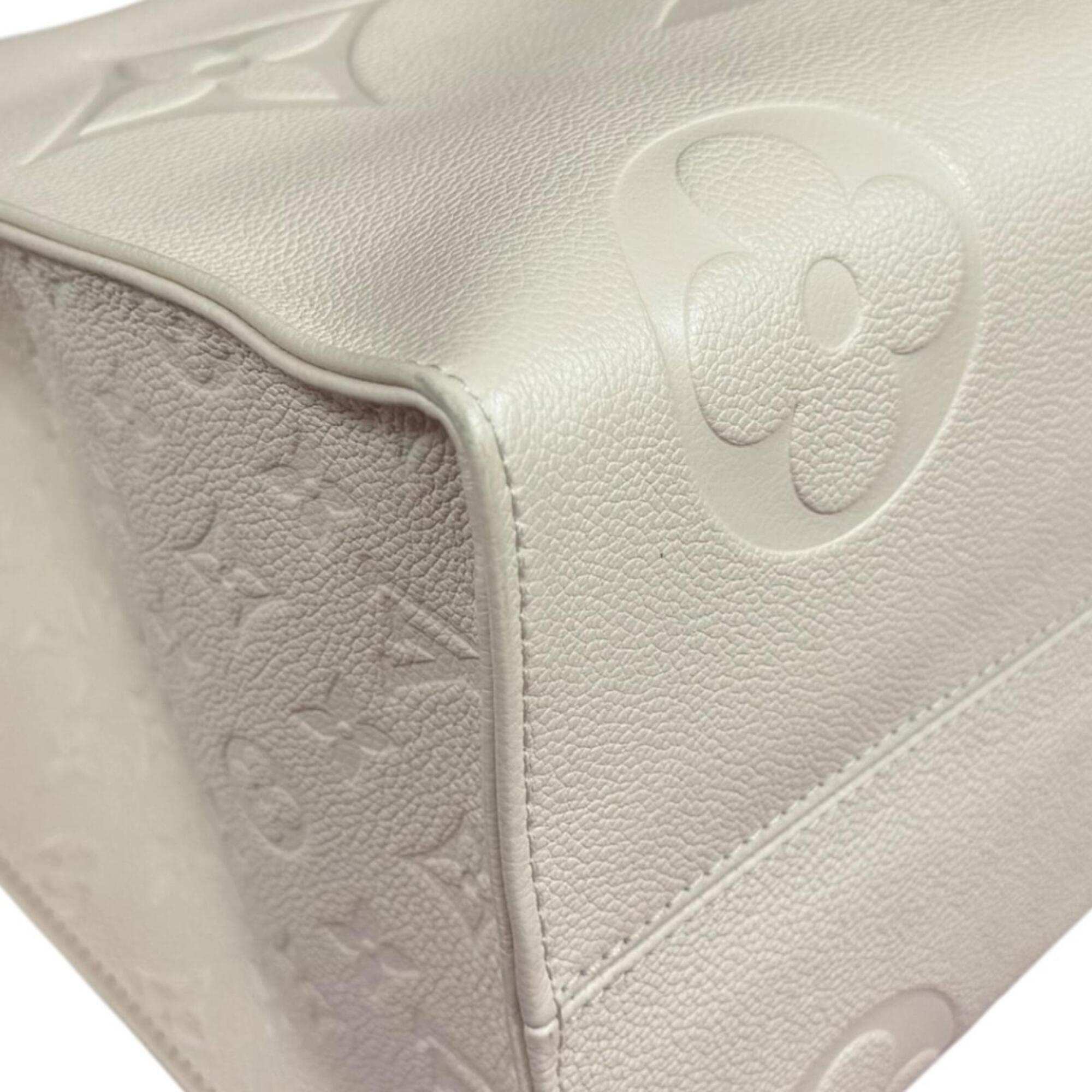 Louis Vuitton Beige Off-White Monogram Empreinte Shoulder Bag (Pre-Owned)