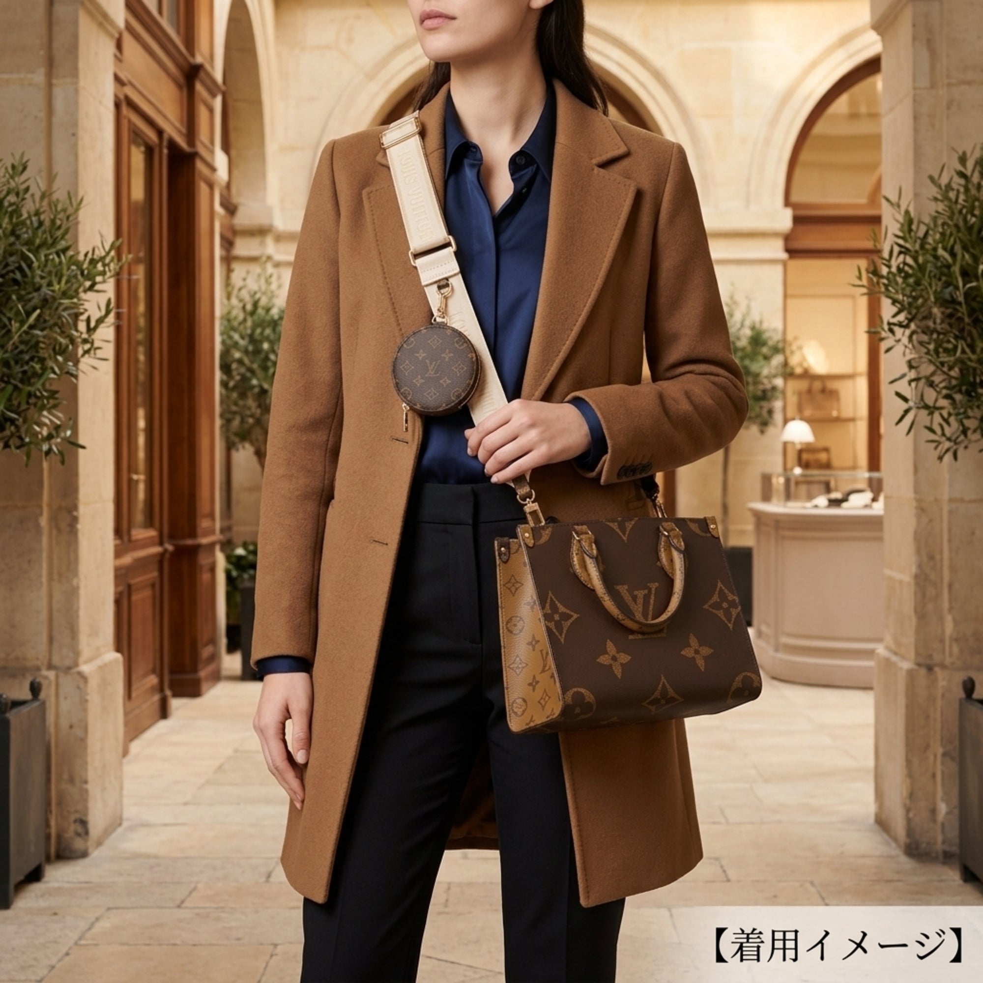 Louis Vuitton Monogram Brown Monogram Monogram Reverse Shoulder Bag (Pre-Owned)