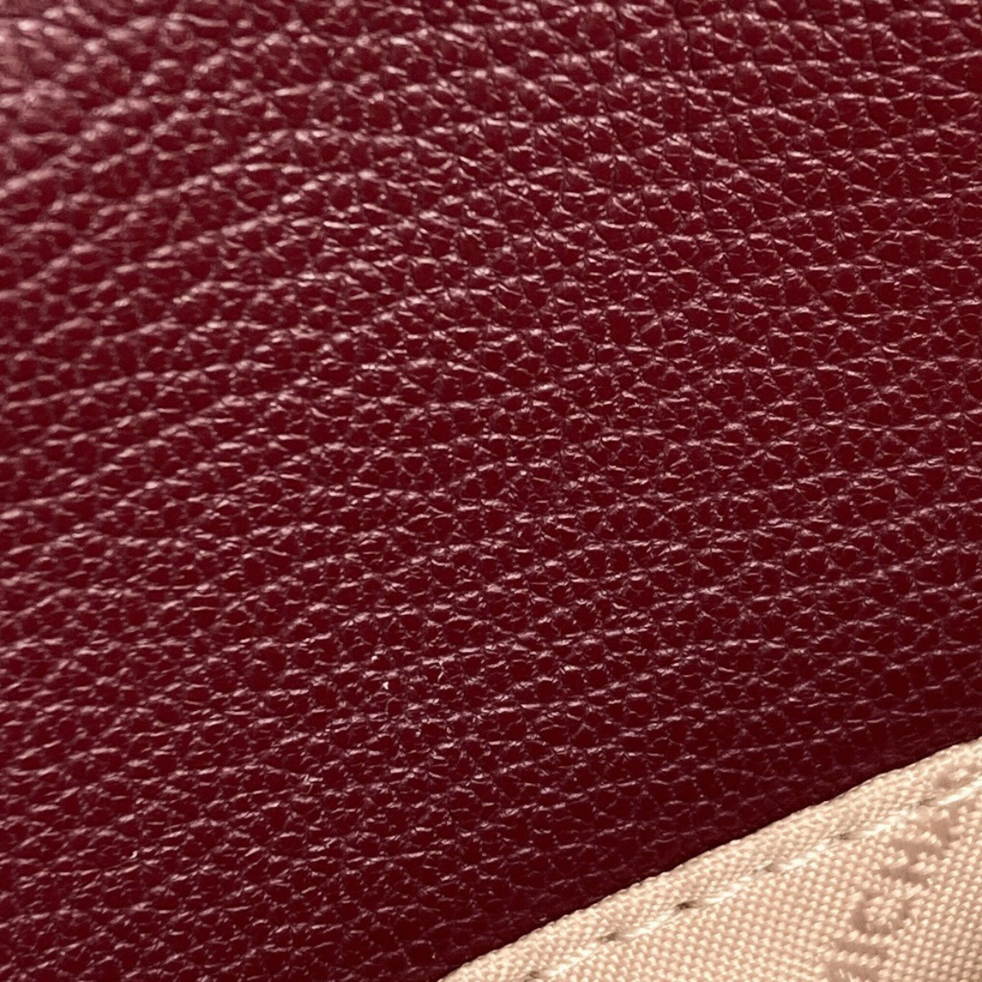Michael Kors Bordeaux Leather Shoulder Bag (Pre-Owned)